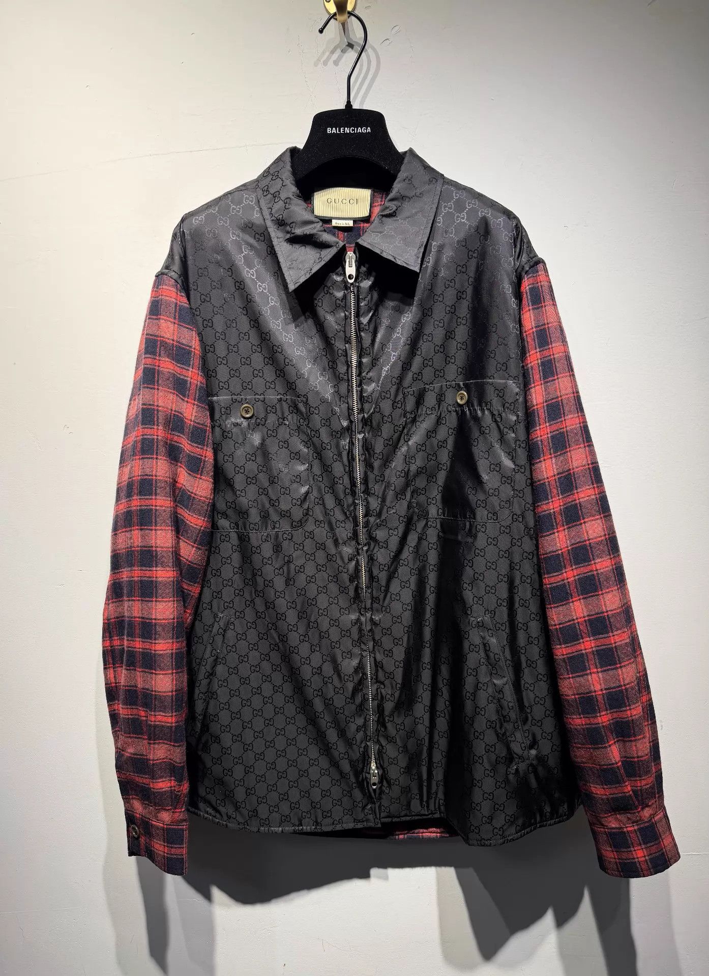 Gucci Gucci monogram paneled puffer jacket 50 new tried Size US M / EU 48-50 / 2 - 1 Thumbnail
