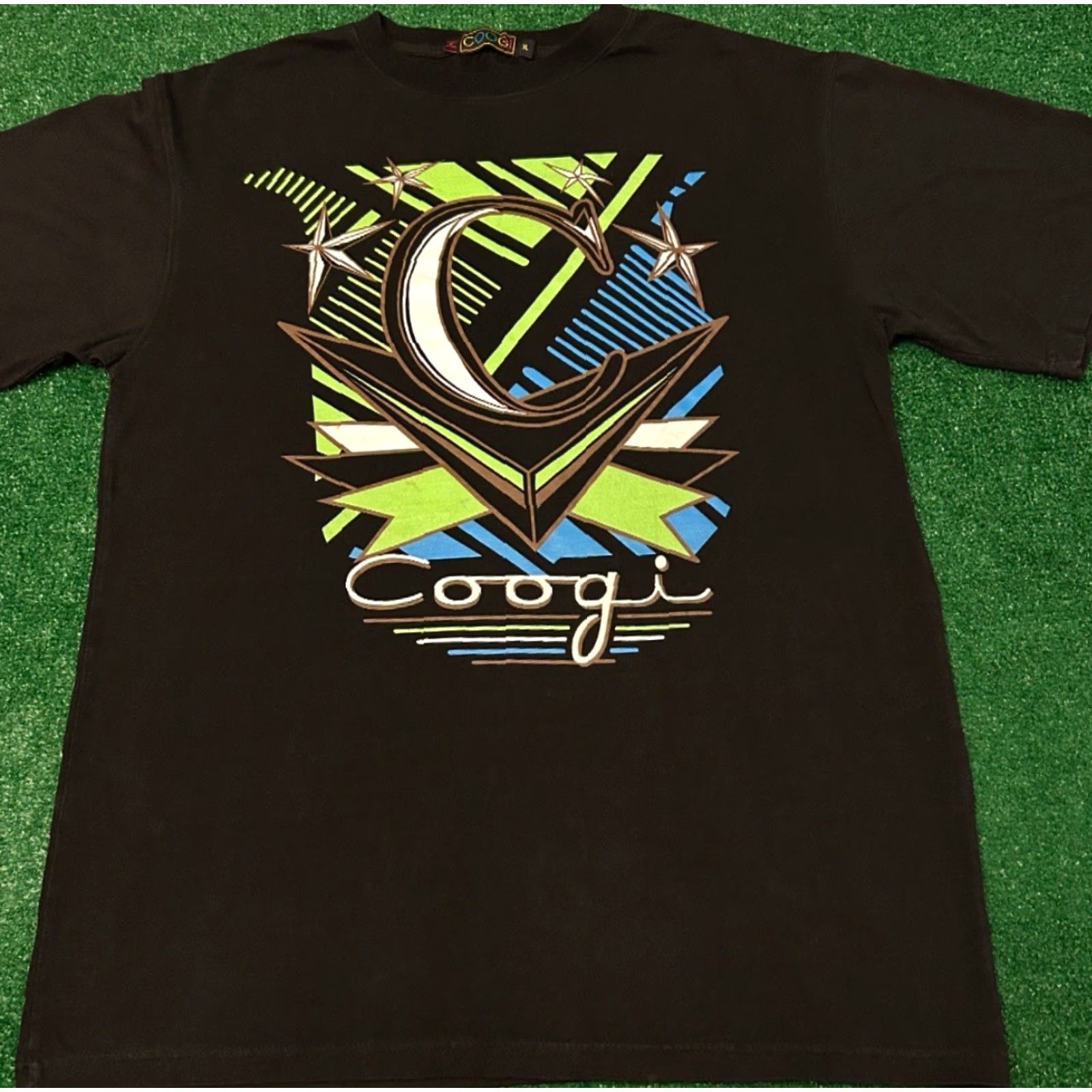 Coogi VINTAGE COOGI Logo Shirt Mens XL Black Hip Hop 90s Y2K 2000s Retro Punk Grunge Vintage Mens XL Size US XL / EU 56 / 4 - 3 Thumbnail