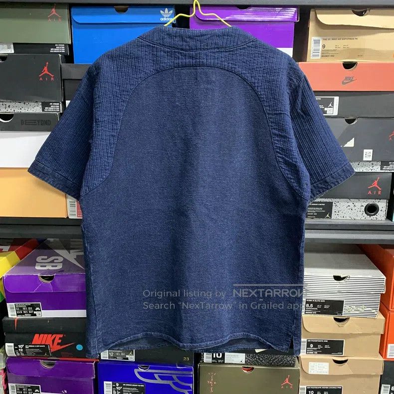 Neighborhood Neighborhood Indigo Dyed Sashiko Short Sleeve Jacket Size US M / EU 48-50 / 2 - 2 Thumbnail