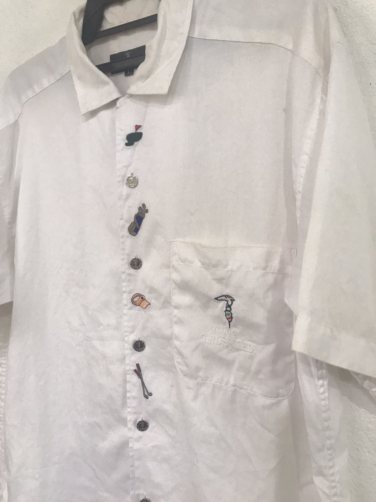 Japanese Brand × Trussardi Coppa Trussardi button up white Size US L / EU 52-54 / 3 - 2 Thumbnail