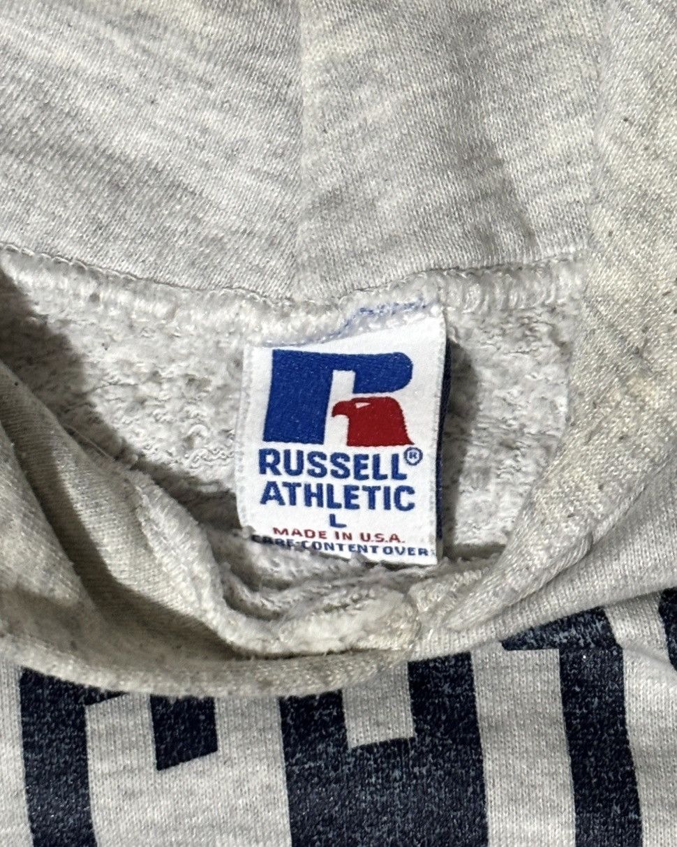 Russell Athletic 1990’s Russell Athletic “Michigan” Ash Grey Hoodie Size US L / EU 52-54 / 3 - 6 Thumbnail
