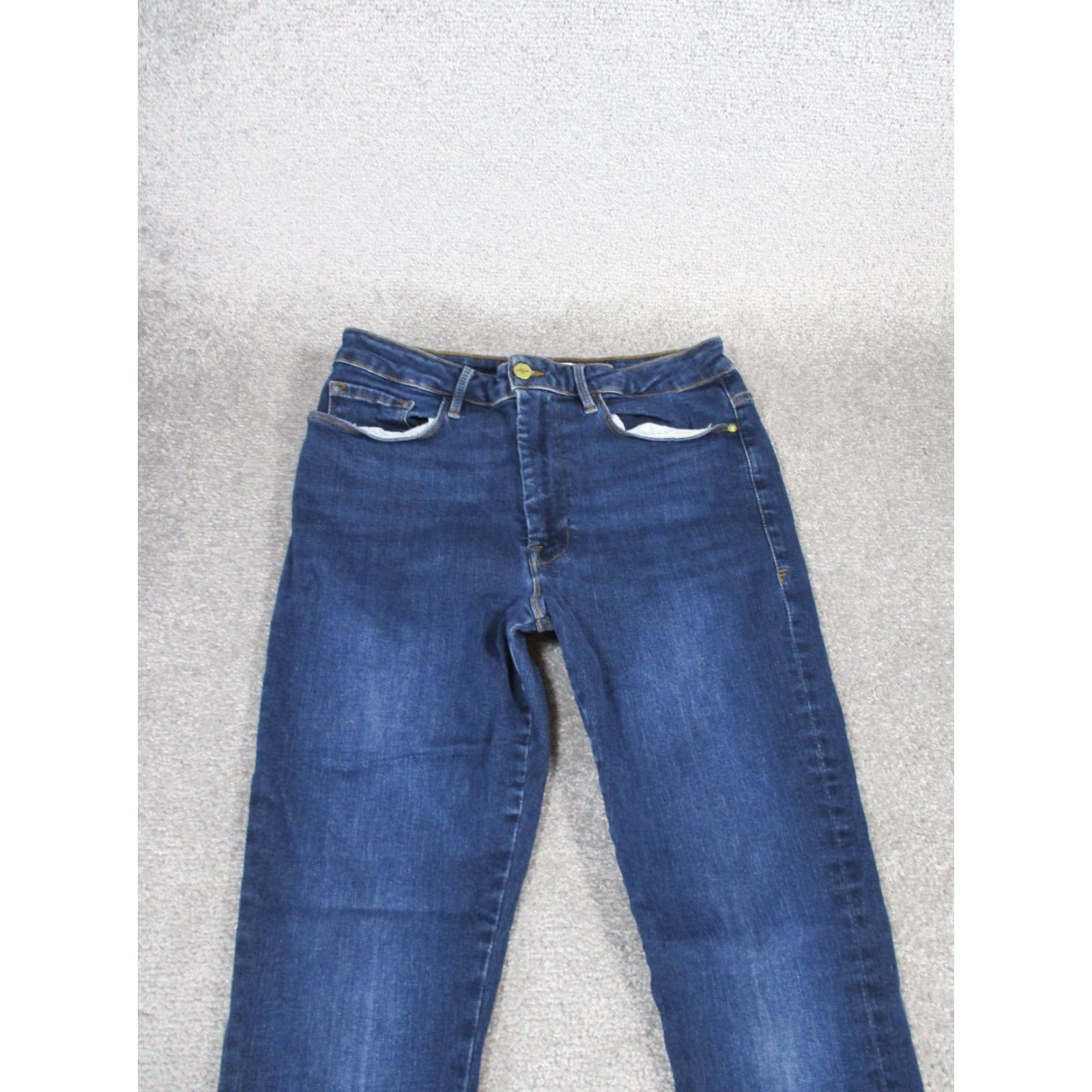 Frame FRAME Jeans Womens Skinny Dark Wash Denim High Rise Size 2 Blue Size 26" / US 2 / IT 38 - 2 Thumbnail
