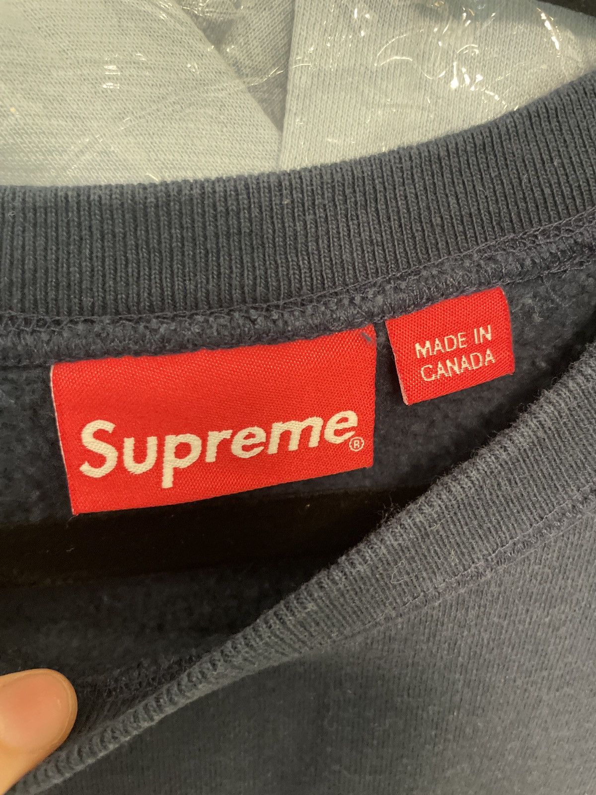 Supreme Supreme Spin Crewneck Navy XL Size US XL / EU 56 / 4 - 3 Thumbnail