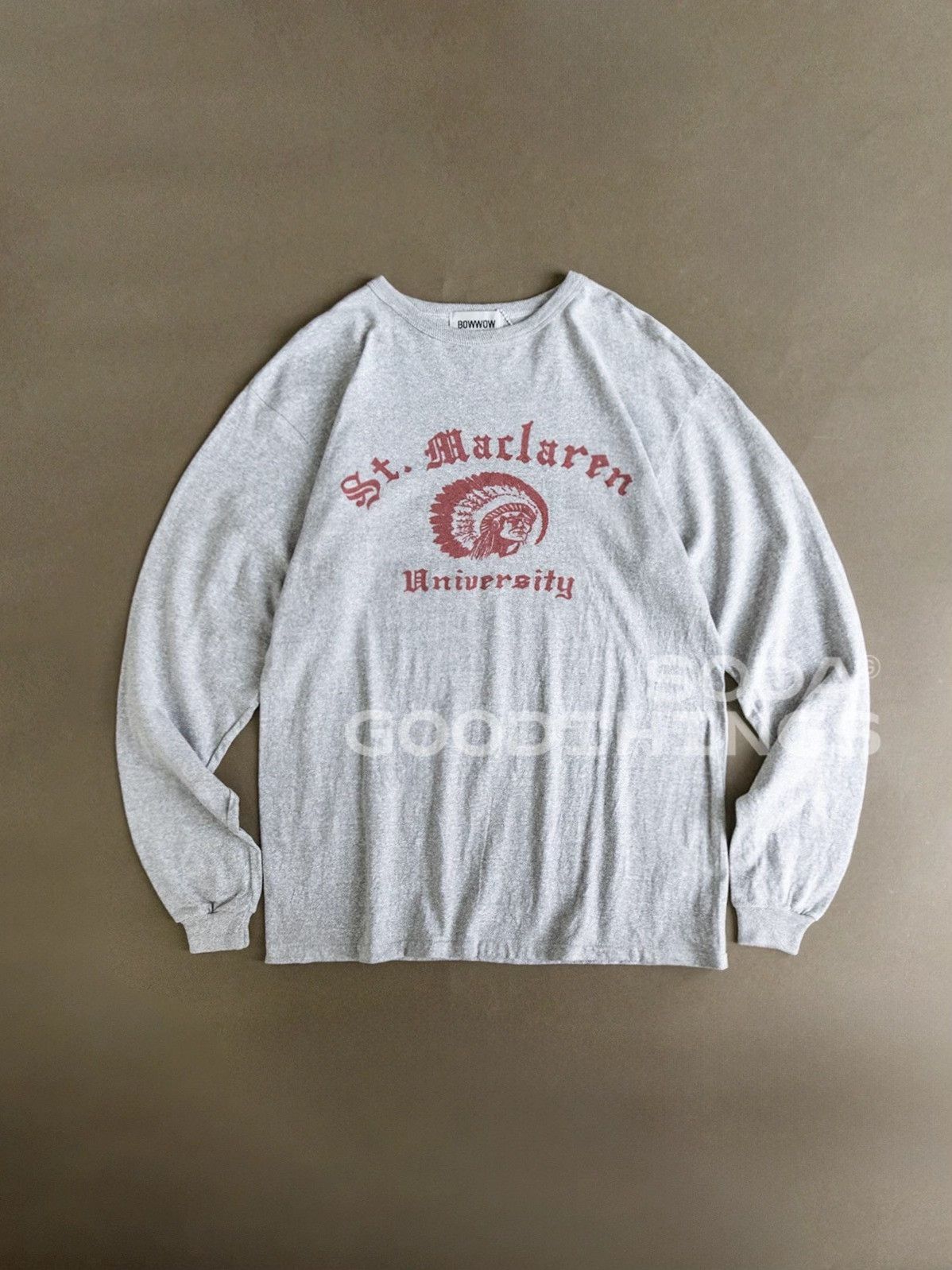 Other St. Maclaren Univ Gray Long Sleeve T-Shirt Size US L / EU 52-54 / 3 - 1 Thumbnail