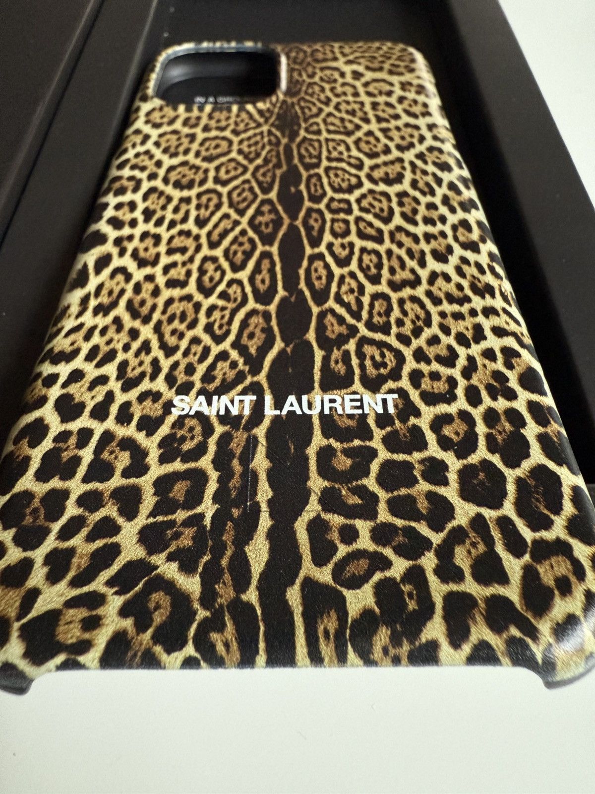 Saint Laurent Paris Saint Laurent iPhone 11 Pro Leopard Vegetal Case Size ONE SIZE - 1 Thumbnail