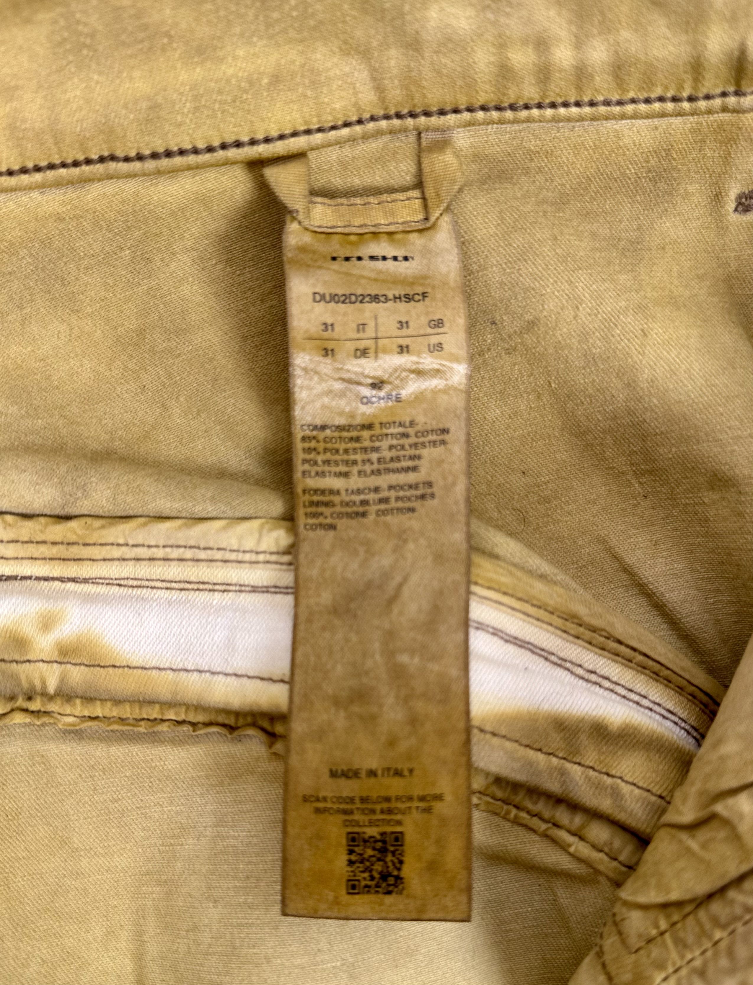 Rick Owens Drkshdw Rick Owens DRKSHDW Bolan Banana Pants in Ochre Colorway Size US 31 - 9 Thumbnail