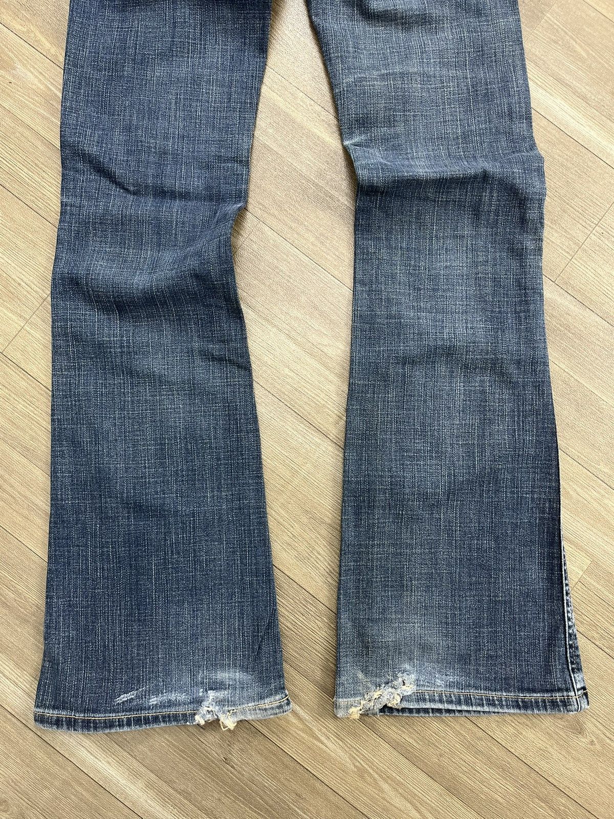 Japanese Brand 2000s Edwin Ifsixwasnine Lgb Style Bootcut Flared Jeans Y2K Size US 26 / EU 42 - 12 Thumbnail