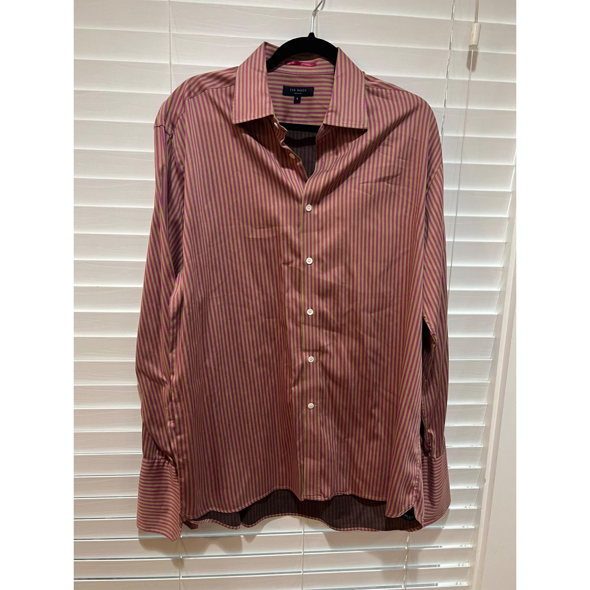Ted Baker Ted Baker Long Sleeve French Cuff Button Up Shirt - Size 5/L Size US L / EU 52-54 / 3 - 1 Thumbnail