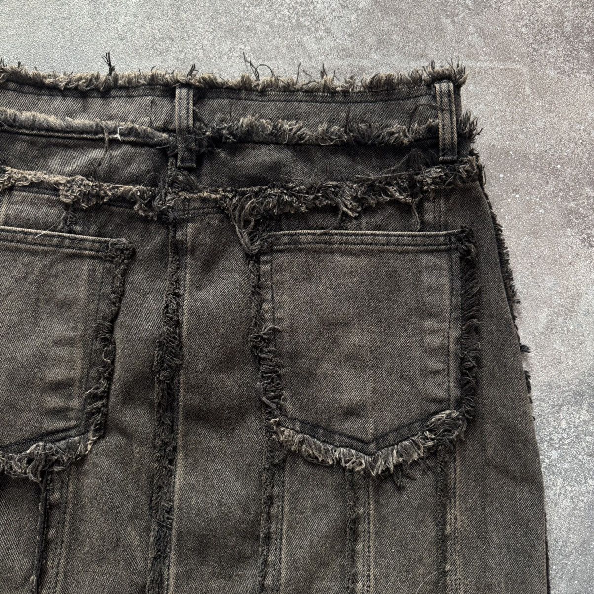 20471120 × Japanese Brand Amazing Faded Washed Distressed Skirt Size 30" / US 8 / IT 44 - 8 Thumbnail