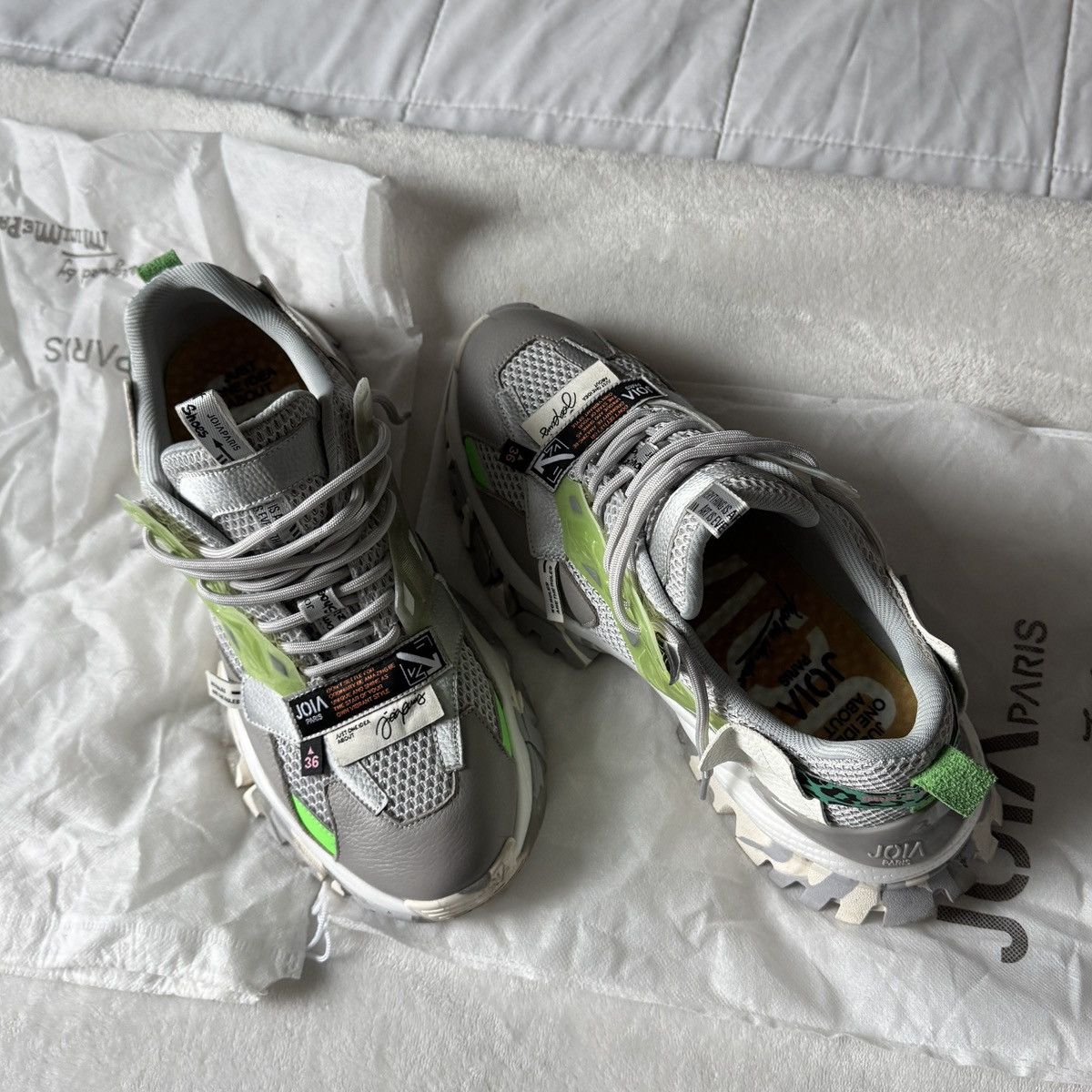 Other Joia Paris Grey Sneakers Size US 10 / EU 43 - 9 Thumbnail