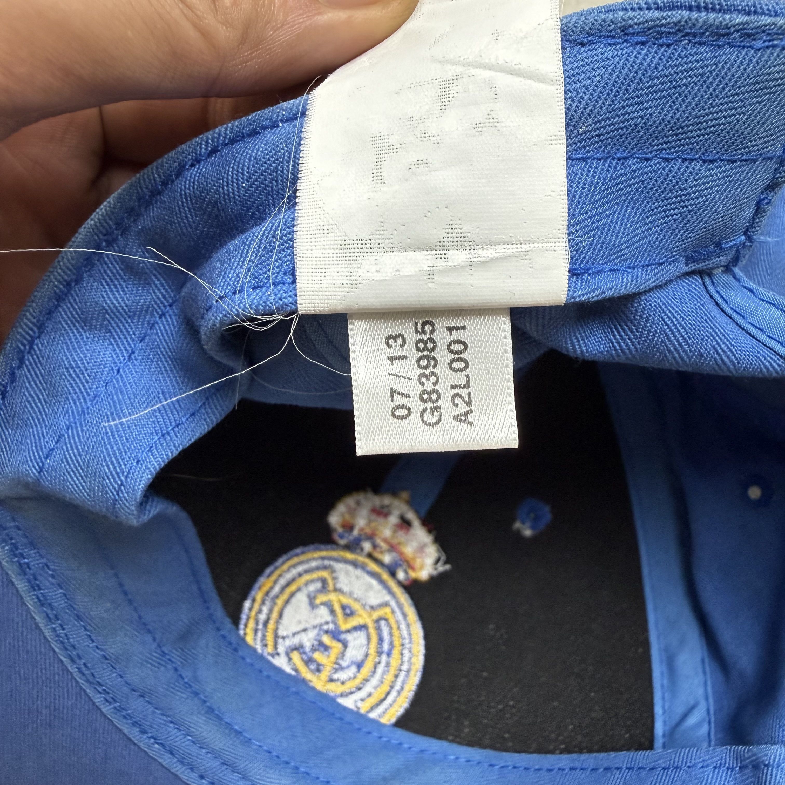 Adidas Adidas Real Madrid Baseball Cap Size ONE SIZE - 8 Thumbnail