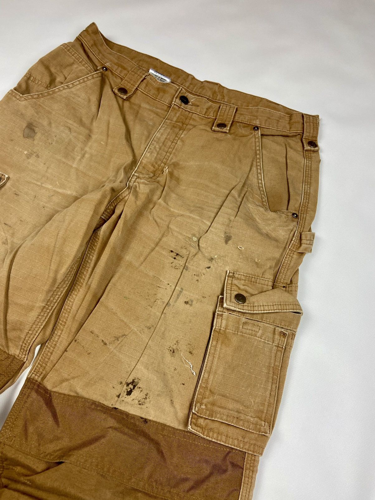 Carhartt × Carhartt Wip × Vintage Vintage Carhartt Pantalon Workwear Y2k Cargo Pants 34x34 Size US 34 / EU 50 - 3 Thumbnail