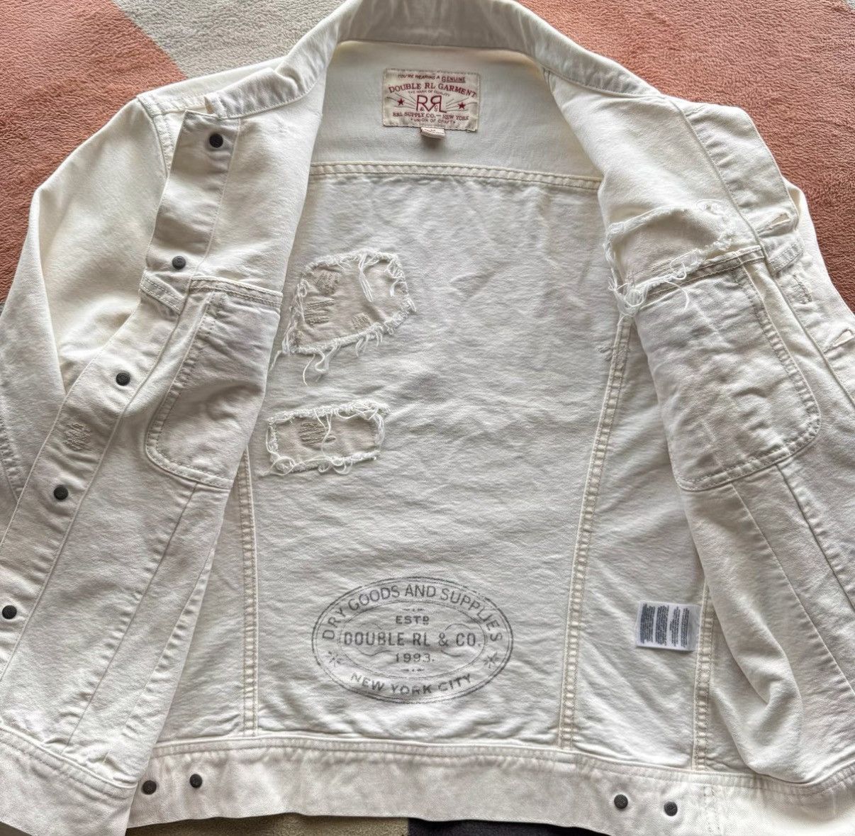 RRL Ralph Lauren RRL Ralph Lauren Double RL Storm Rider Canvas Jacket K22 Size US M / EU 48-50 / 2 - 2 Thumbnail