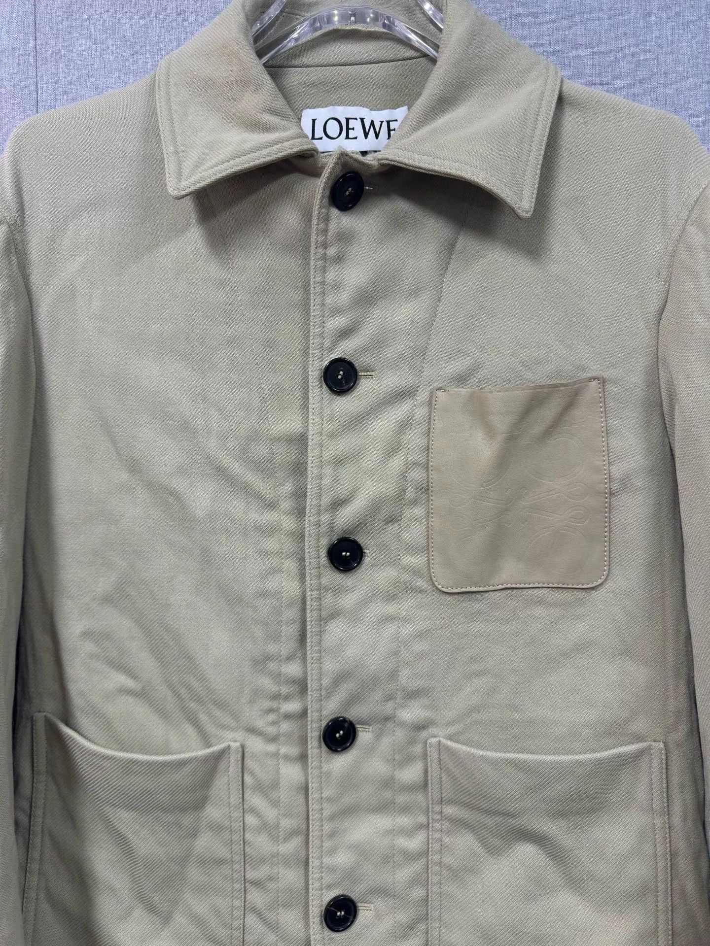 Loewe Loewe cashmere khaki jacket 46 no tag minor shrinkage Size US S / EU 44-46 / 1 - 3 Thumbnail