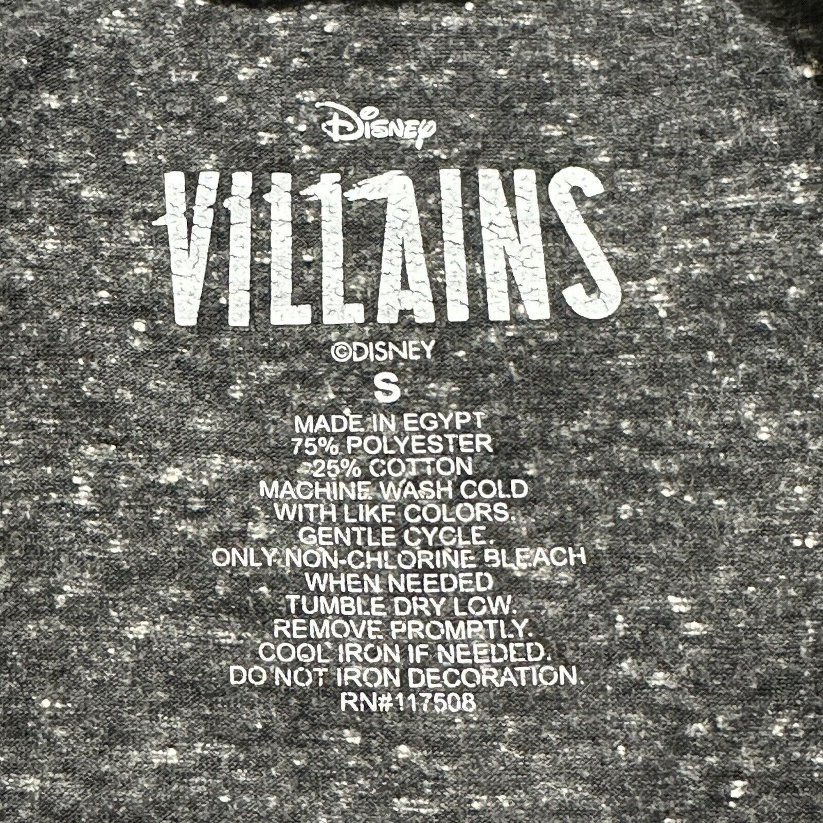Disney Disney Small Villains Ursula V-Neck Gray Graphic T Shirt Size S / US 4 / IT 40 - 3 Thumbnail
