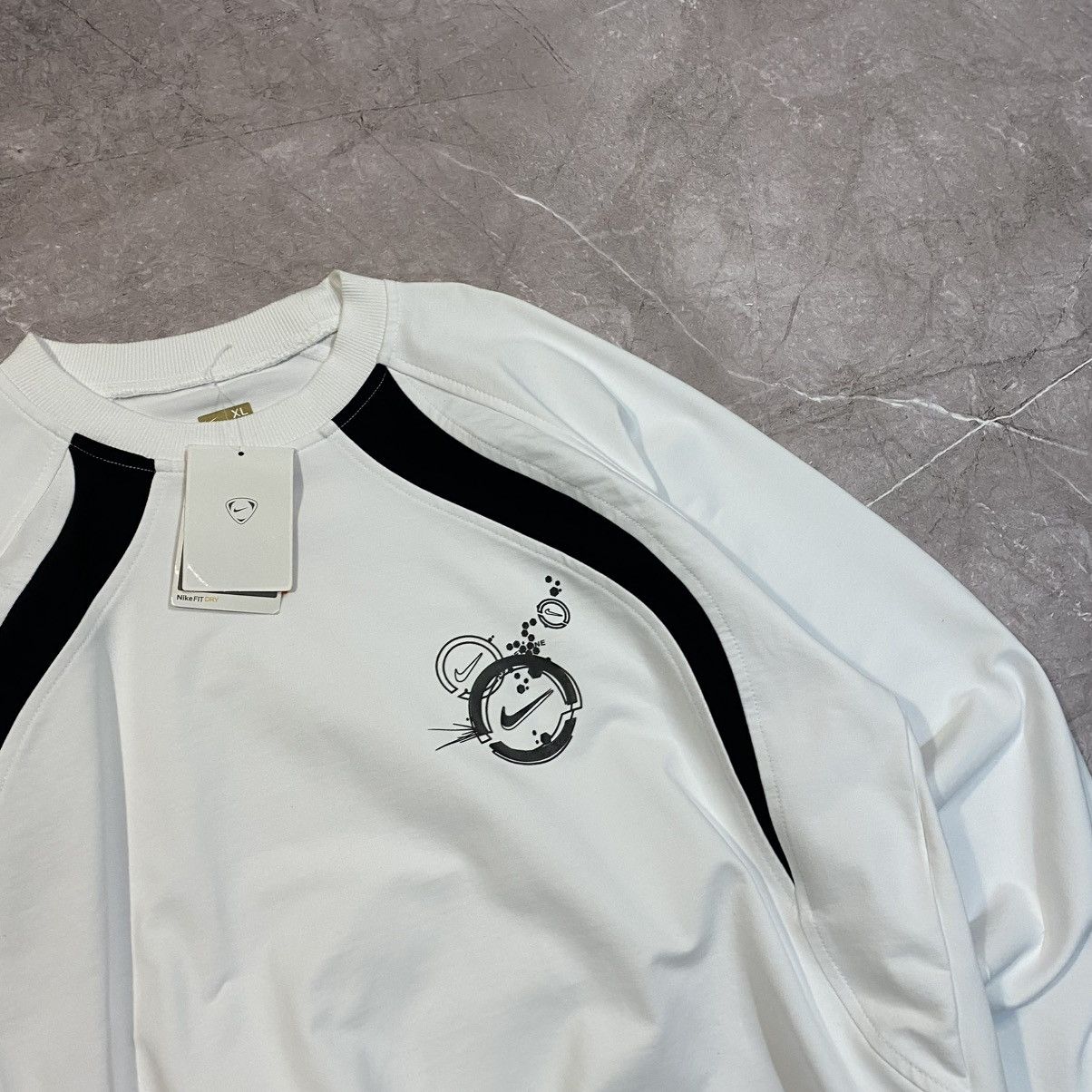 Nike × Vintage NEW WITH TAG ! VINTAGE NIKE SWEATSHIRT LOGO WHITE 00s Size US XL / EU 56 / 4 - 3 Thumbnail