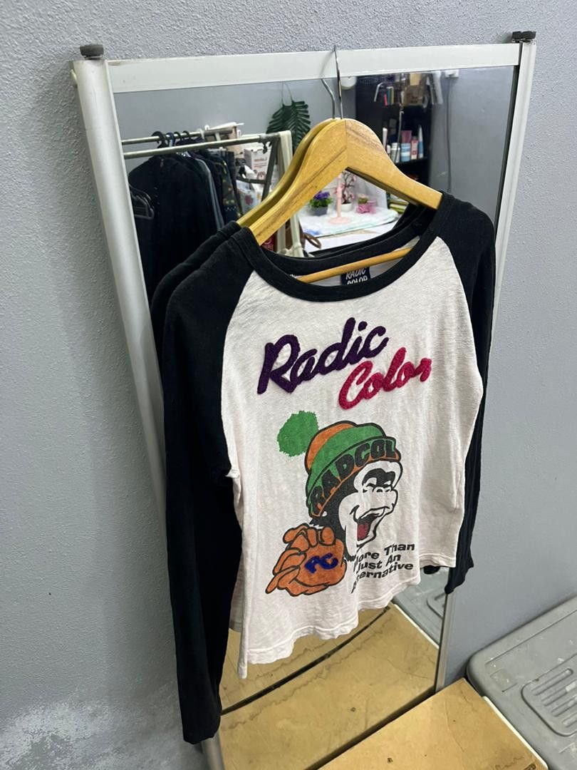 Japanese Brand Radic Color Monkey Raglan Tee Japan Medium Size S / US 4 / IT 40 - 3 Thumbnail
