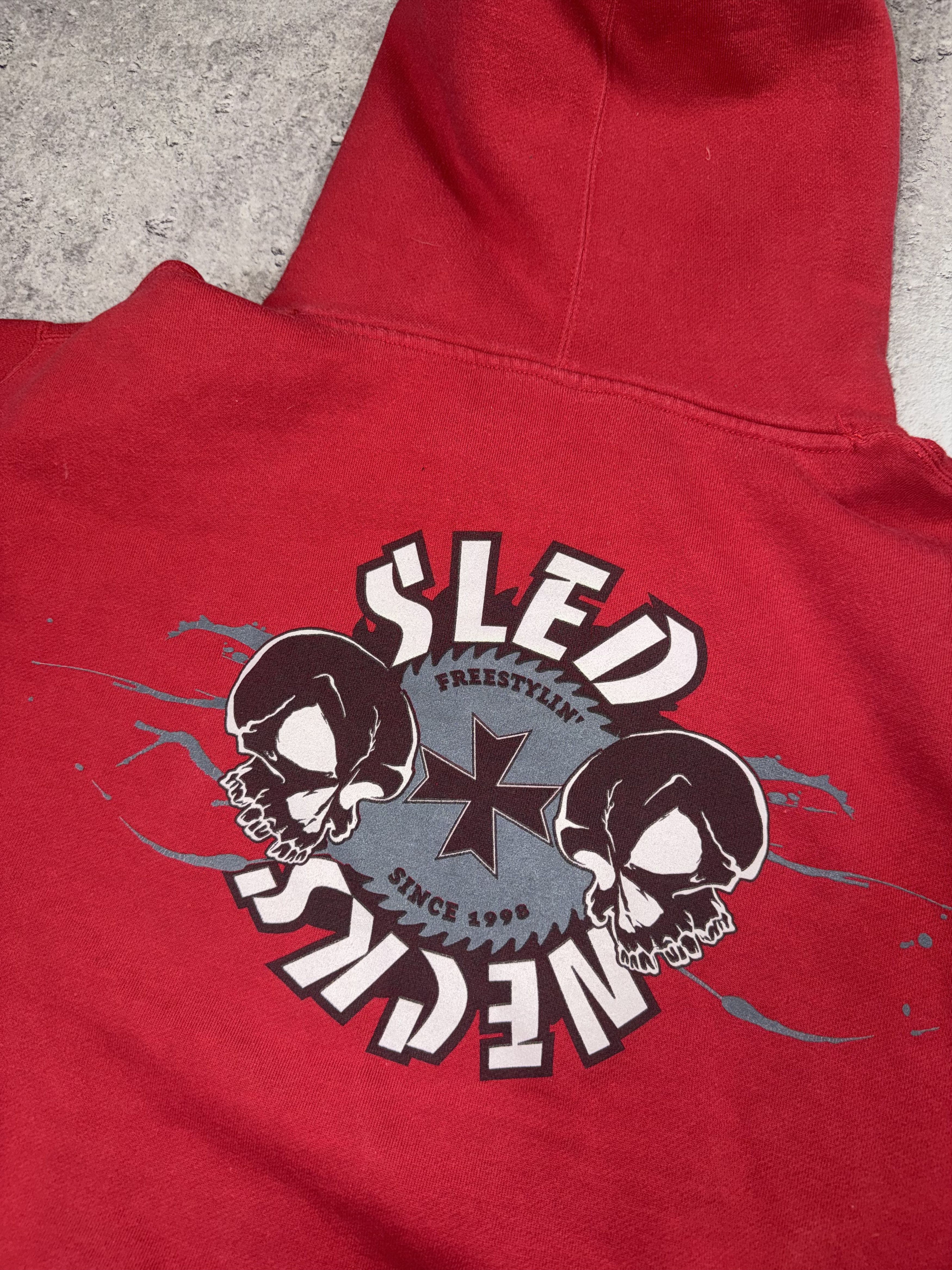 Japanese Brand Vintage Hoodie Sled Hip-Hop boxy swag Size US M / EU 48-50 / 2 - 4 Thumbnail