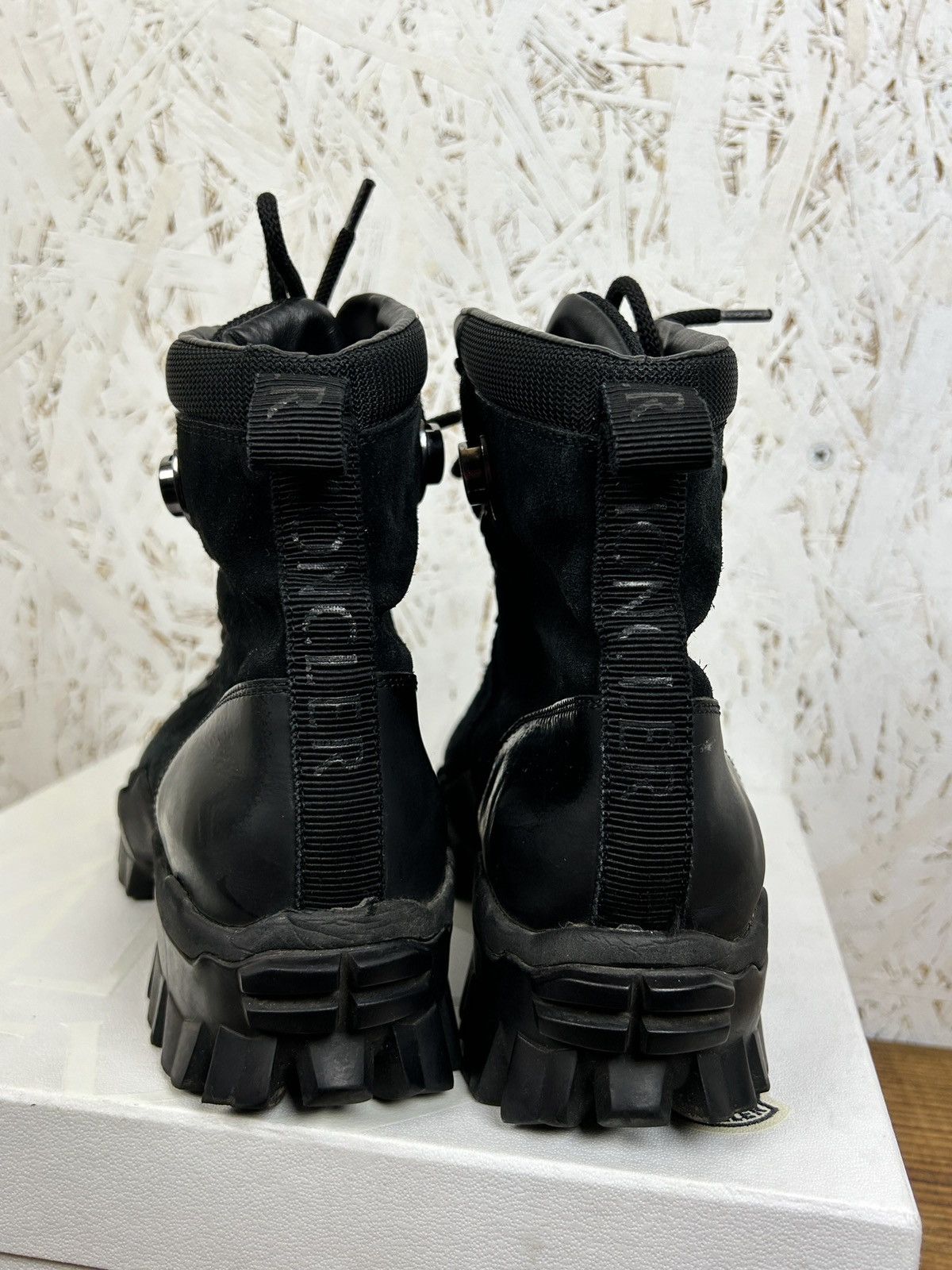 Moncler Moncler Helis Ankle Hiking Boots Black Size 40 Size US 10 / IT 40 - 13 Thumbnail