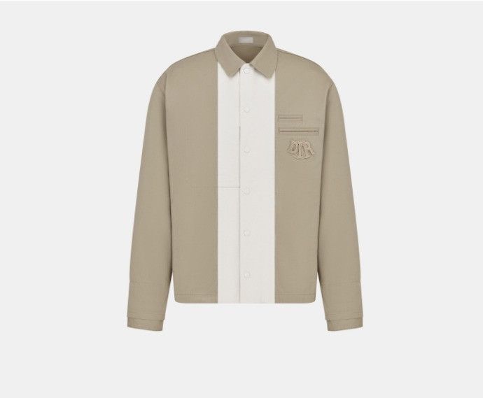 Dior o1w1db10225 483D485AY5 Coach Jacket in Beige & White Size US L / EU 52-54 / 3 - 1 Thumbnail