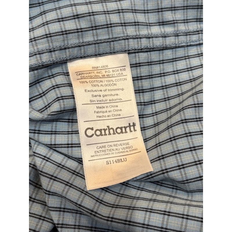 Carhartt Vintage Carhartt Tattersall Short Sleeve Loose Fit Shirt Size US S / EU 44-46 / 1 - 5 Thumbnail