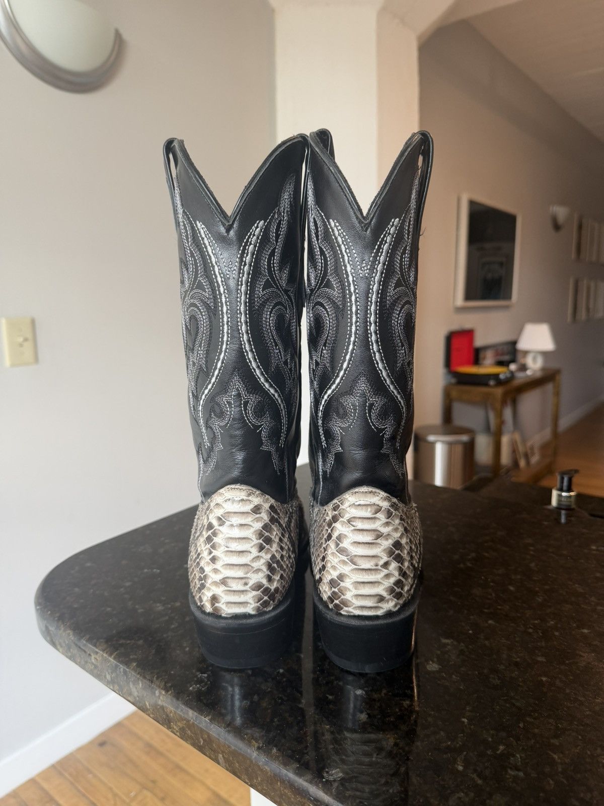 Other J.B. Dillon Reserve Genuine Python Original Cowboy Boots Size US 8 / EU 41 - 4 Thumbnail