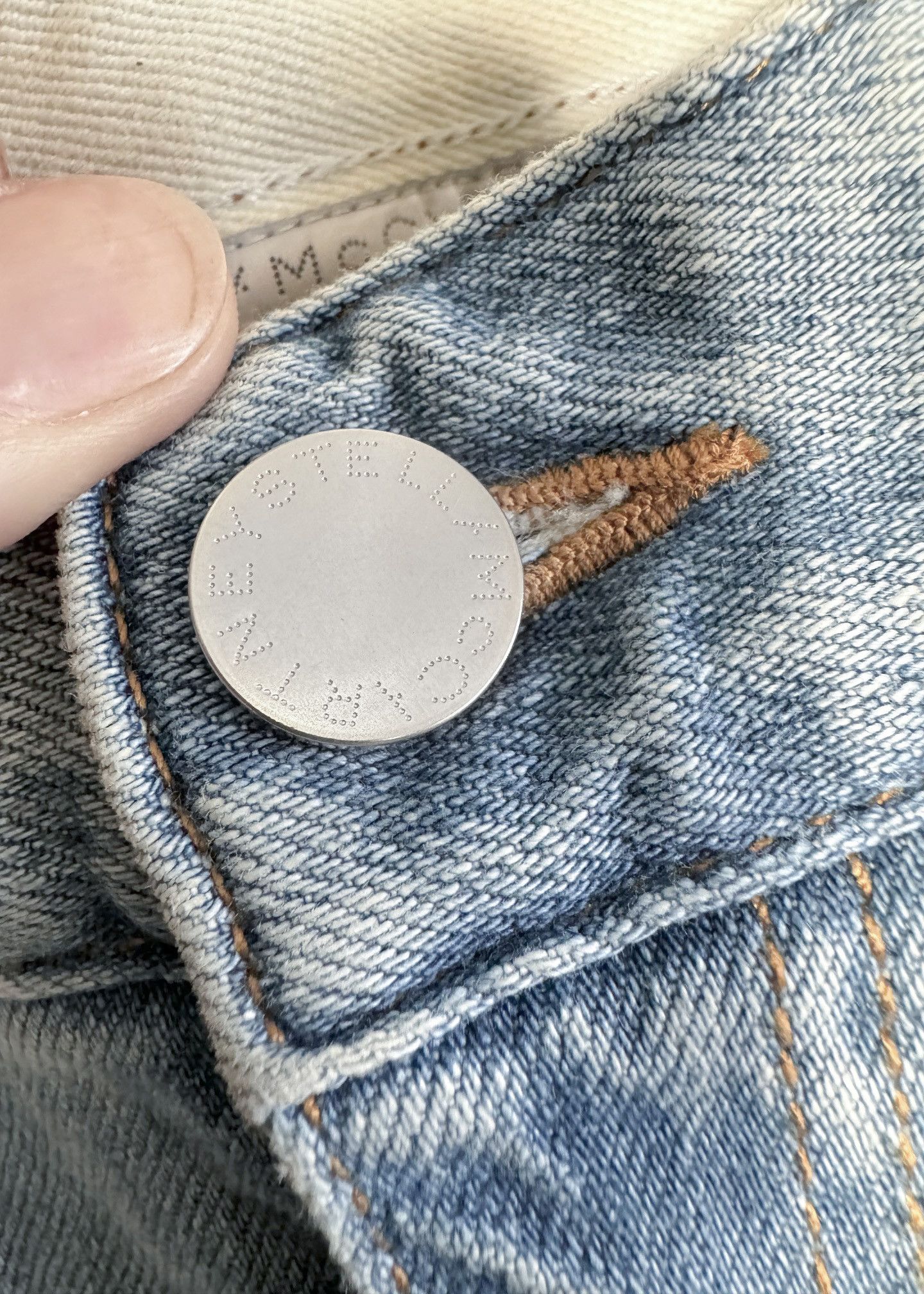 Stella McCartney Stella McCartney Patch Embroidered Boyfriend Blue Jeans Size 29" - 5 Thumbnail