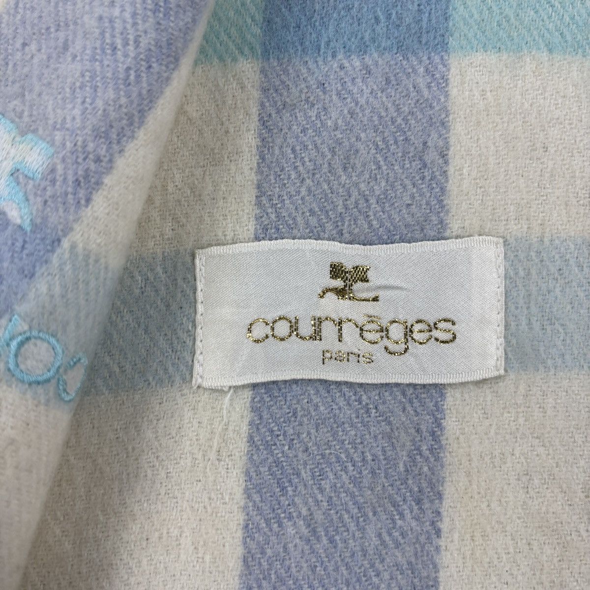 Courreges × Vintage Courreges Scarf # D747 # Muffler # Neckwear Size ONE SIZE - 2 Thumbnail