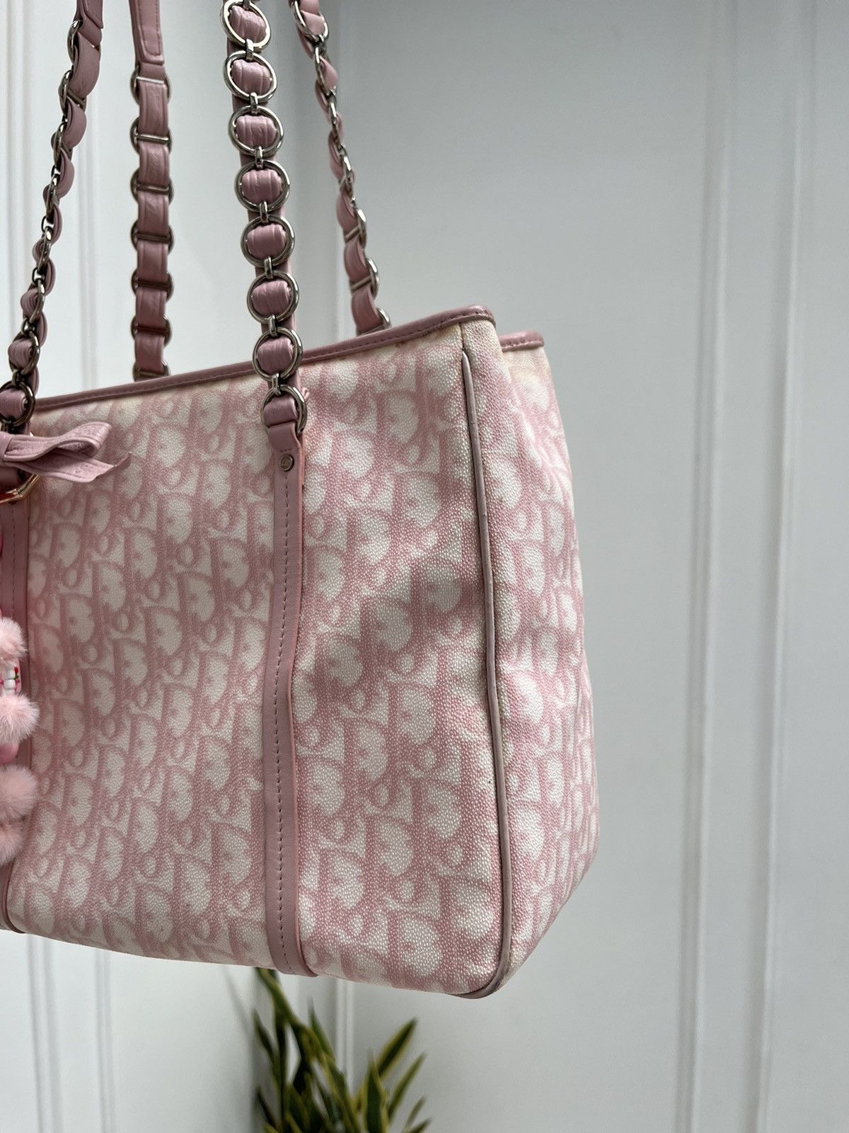 Dior Dior pink trotter romantique tote bag Size ONE SIZE - 3 Thumbnail