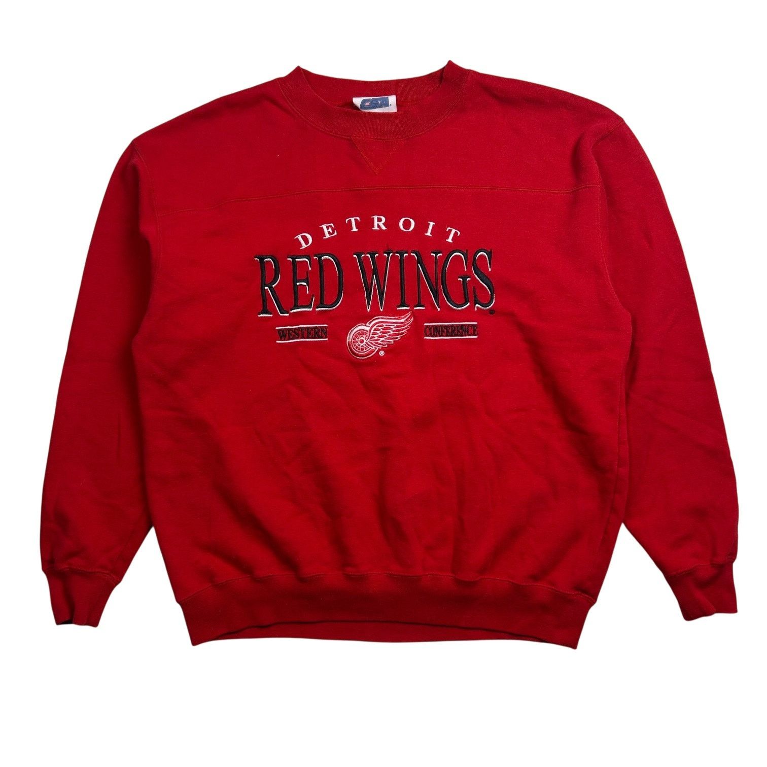CSA × Vintage Vintage CSA Detroit Red Wings Embroidered NHL Sweatshirt Size US L / EU 52-54 / 3 - 1 Thumbnail