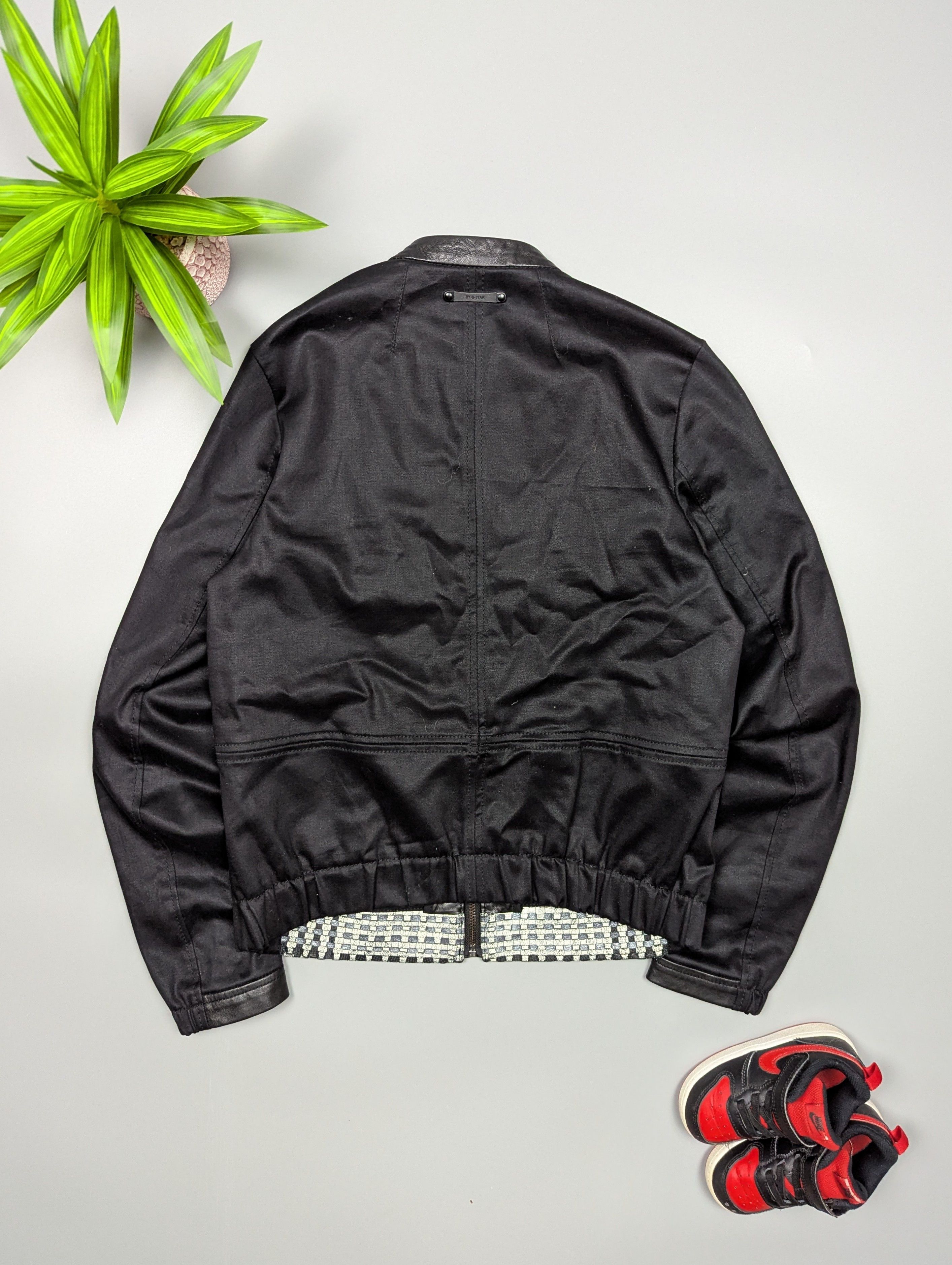 G-Star G-STAR RAW MARRINGTON Leather Biker Motorcycle Bomber Jacket Size S / US 4 / IT 40 - 10 Thumbnail