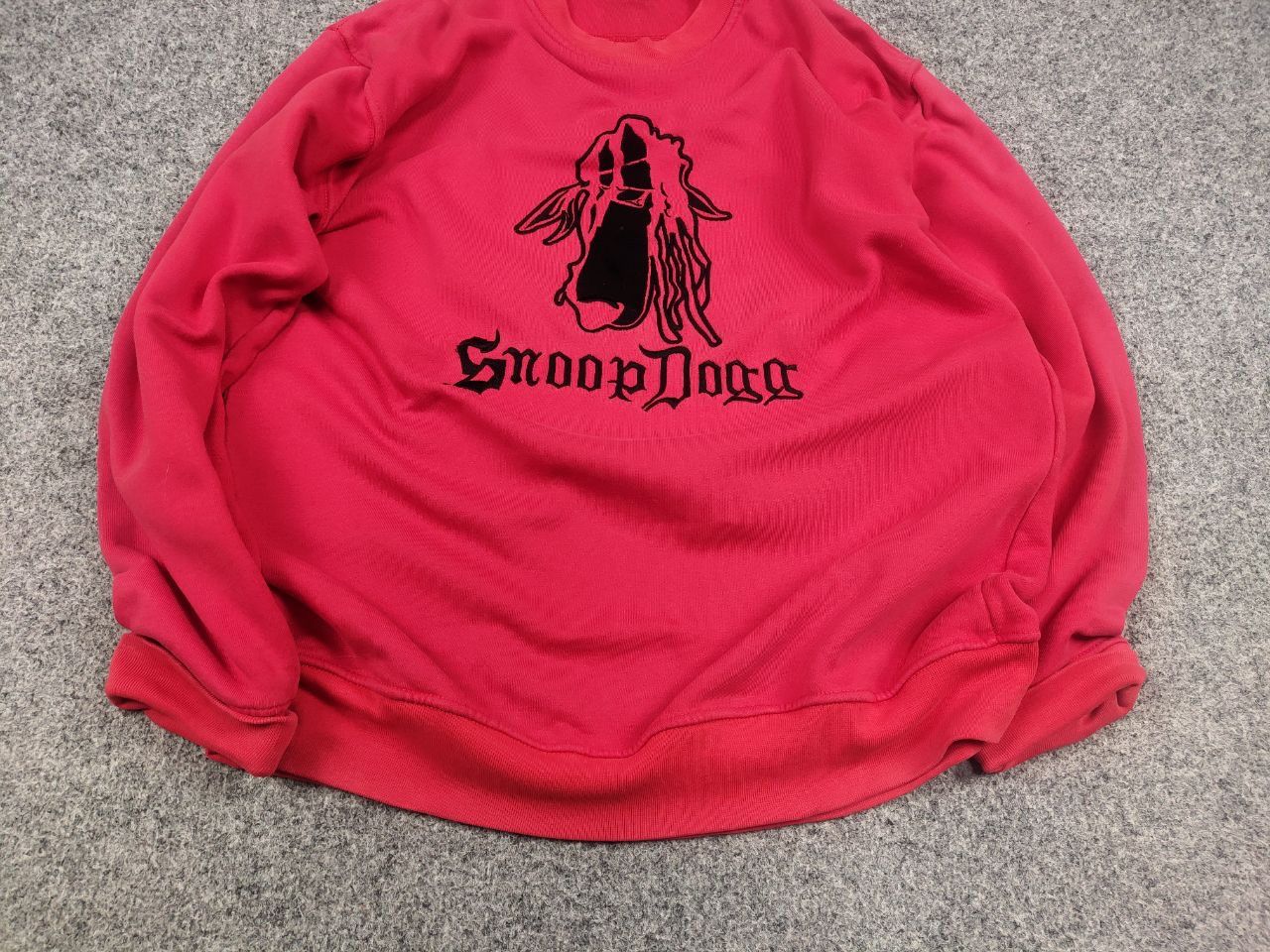 Snoop Dogg Vintage Snoop Dogg Rap Baggy Red Embroidered Logo Sweatshirt Size US M / EU 48-50 / 2 - 5 Thumbnail