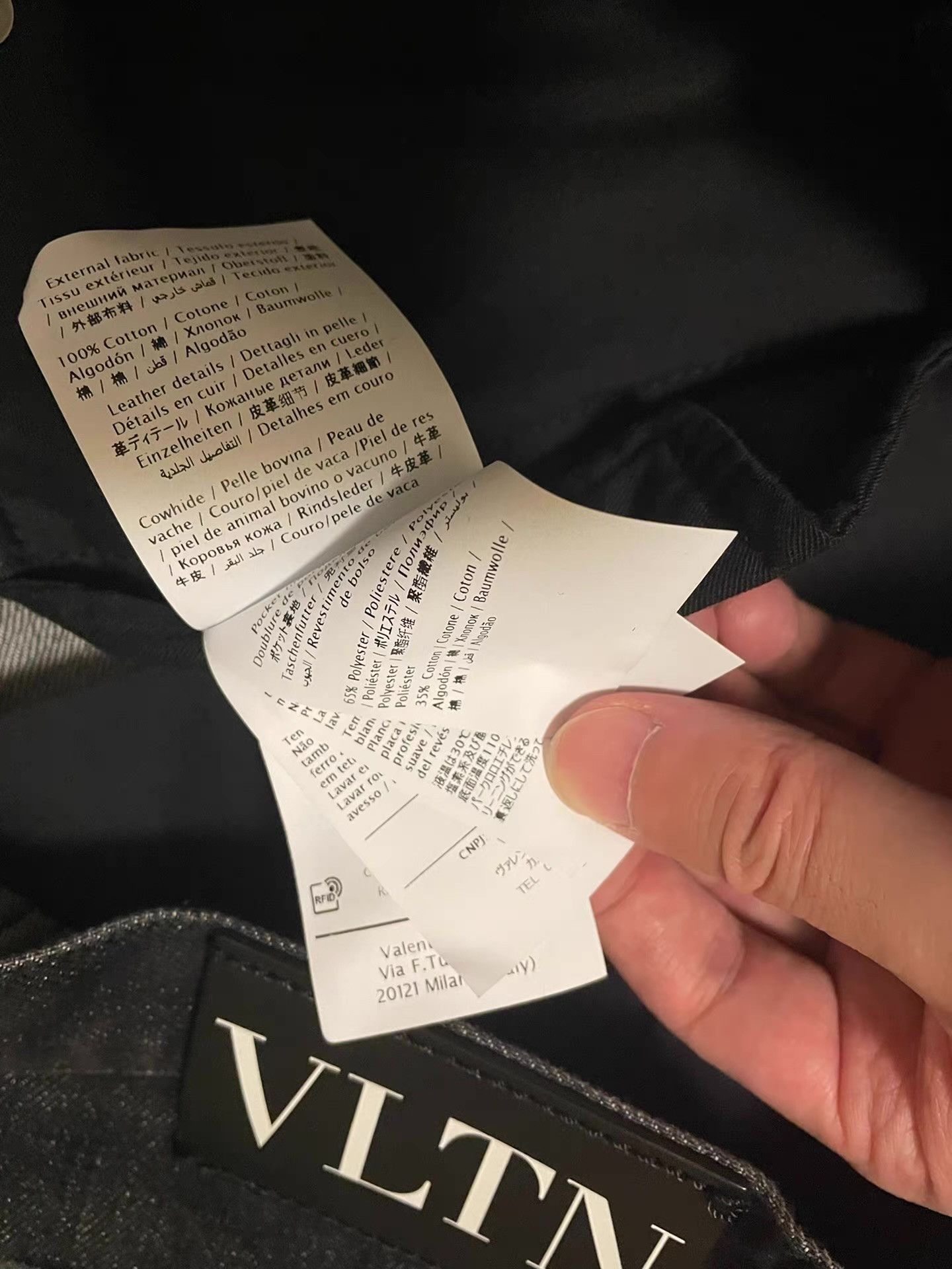 Valentino Valentino black and grey jeans, Size US 34 / EU 50 - 6 Thumbnail