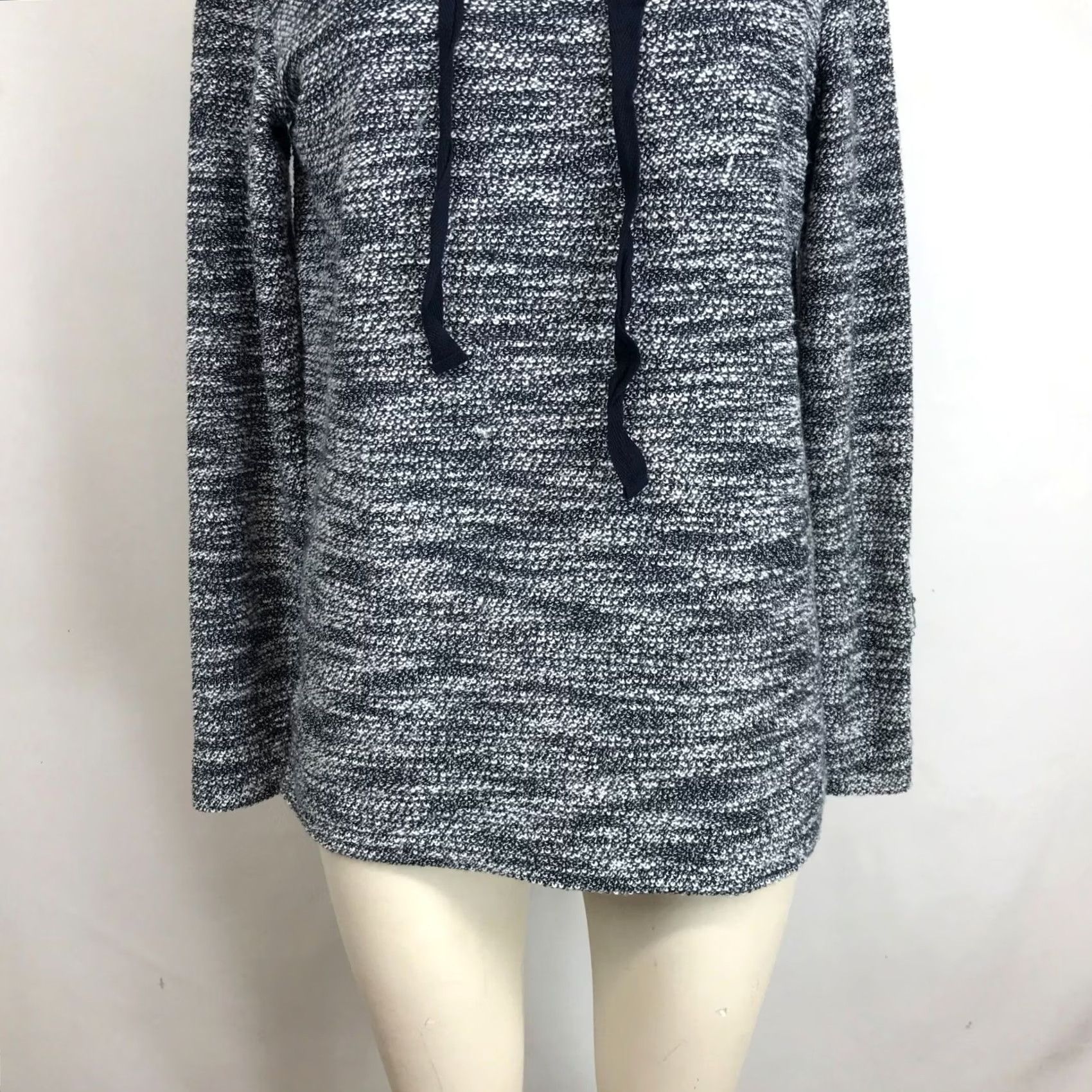 Loft LOFT Women's Small Navy Long Sleeve High Neck Polyester Lounge Top Size S / US 4 / IT 40 - 3 Thumbnail