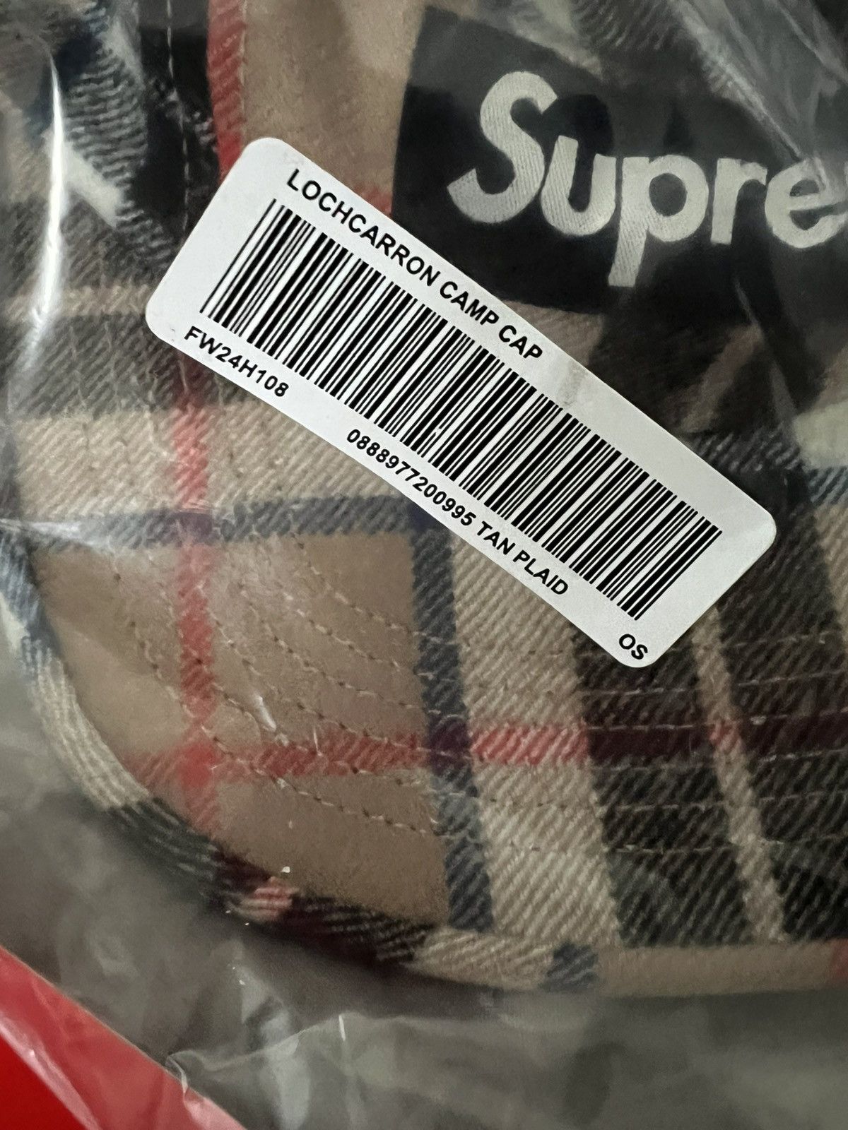 Supreme Supreme LOCHCARRON camp cap tan plaid Size ONE SIZE - 2 Thumbnail
