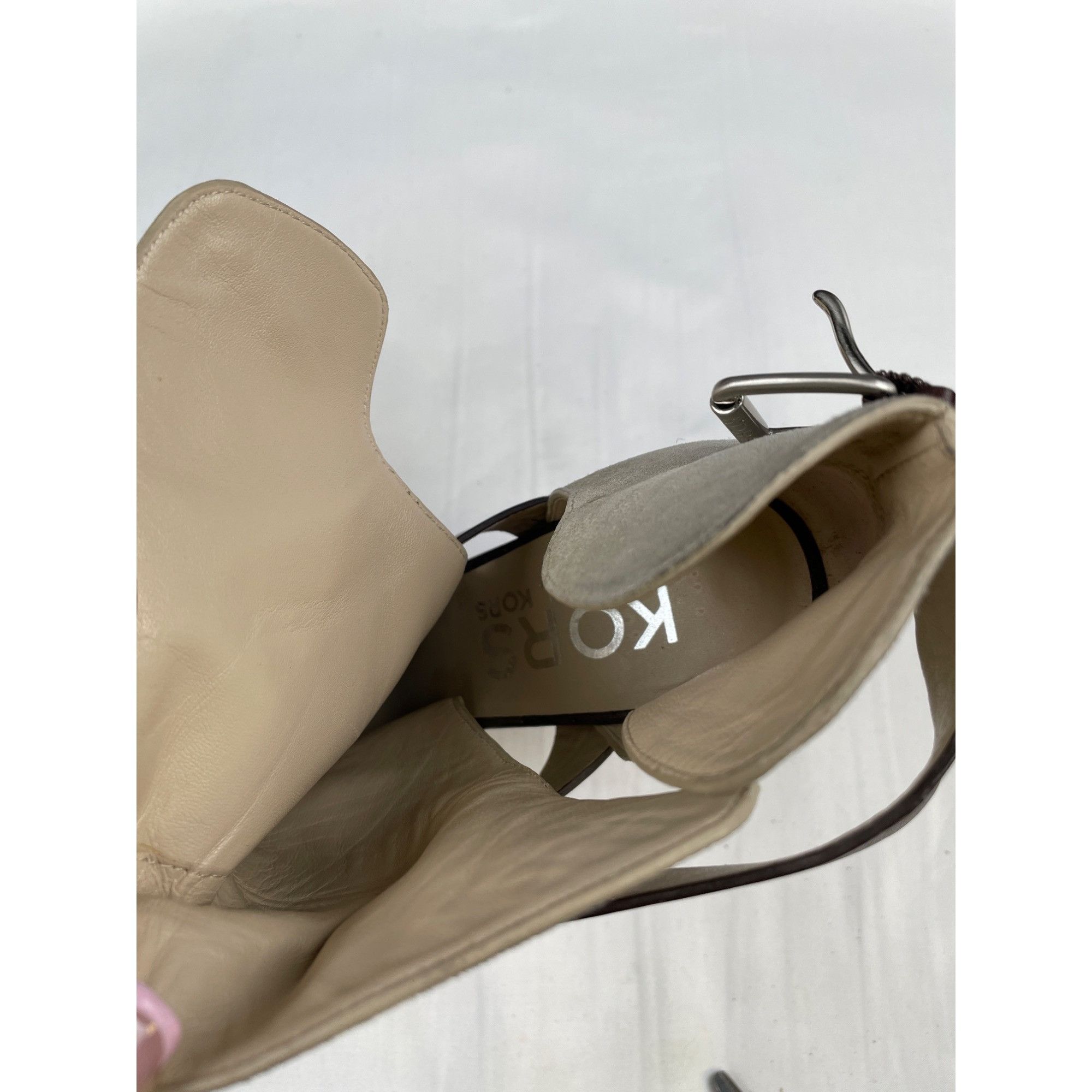 Michael Kors Michael Kors Women's Tan Suede Bootie Shoes/Heeled 4.5" Size Size US 6 / IT 36 - 7 Thumbnail