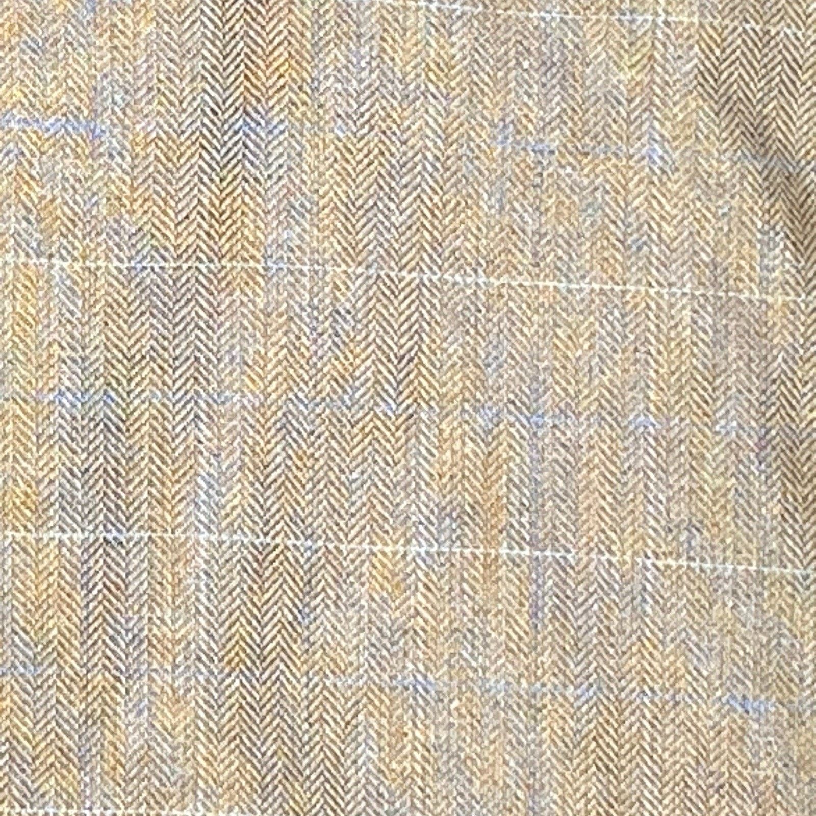 Lands' End Lands' End Men 44 LONG 100% Silk Herringbone Blazer Size 44L - 7 Thumbnail