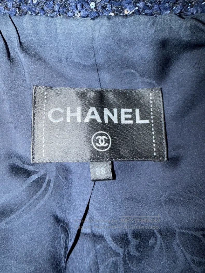 Chanel Chanel 17-year-old ground control series blue pearl sequin Size XS / US 0-2 / IT 36-38 - 3 Thumbnail