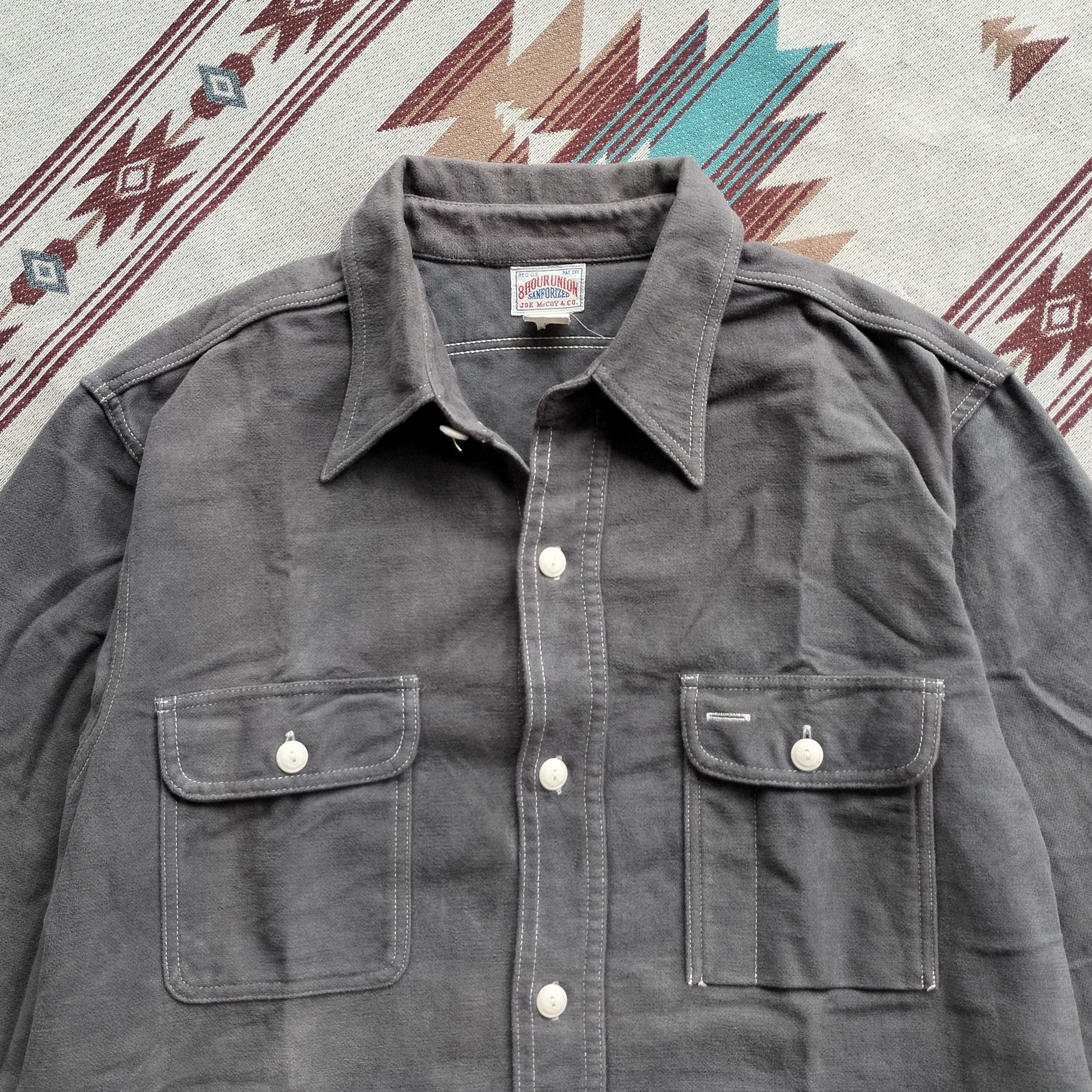 The Real McCoy's 8 hour Union Joe Mccoy Ls shirt / japanese brand