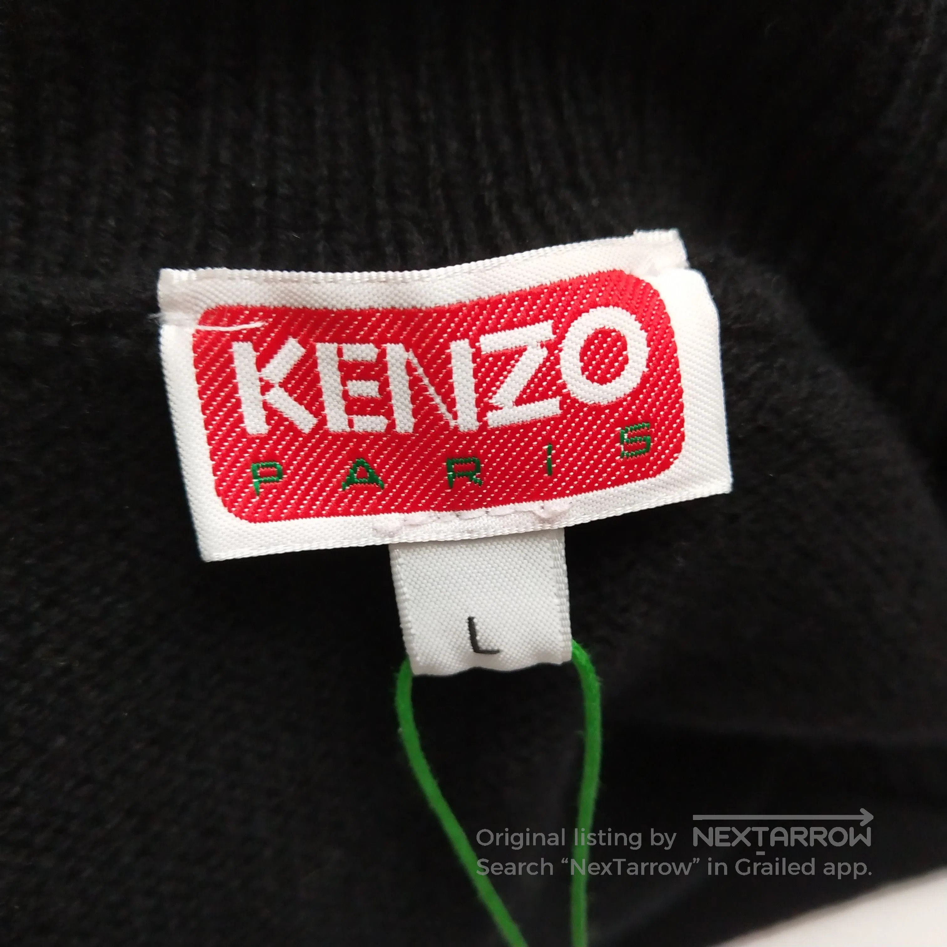 Kenzo Kenzo Wool Floral Turtleneck Sweater L. Size US L / EU 52-54 / 3 - 2 Thumbnail