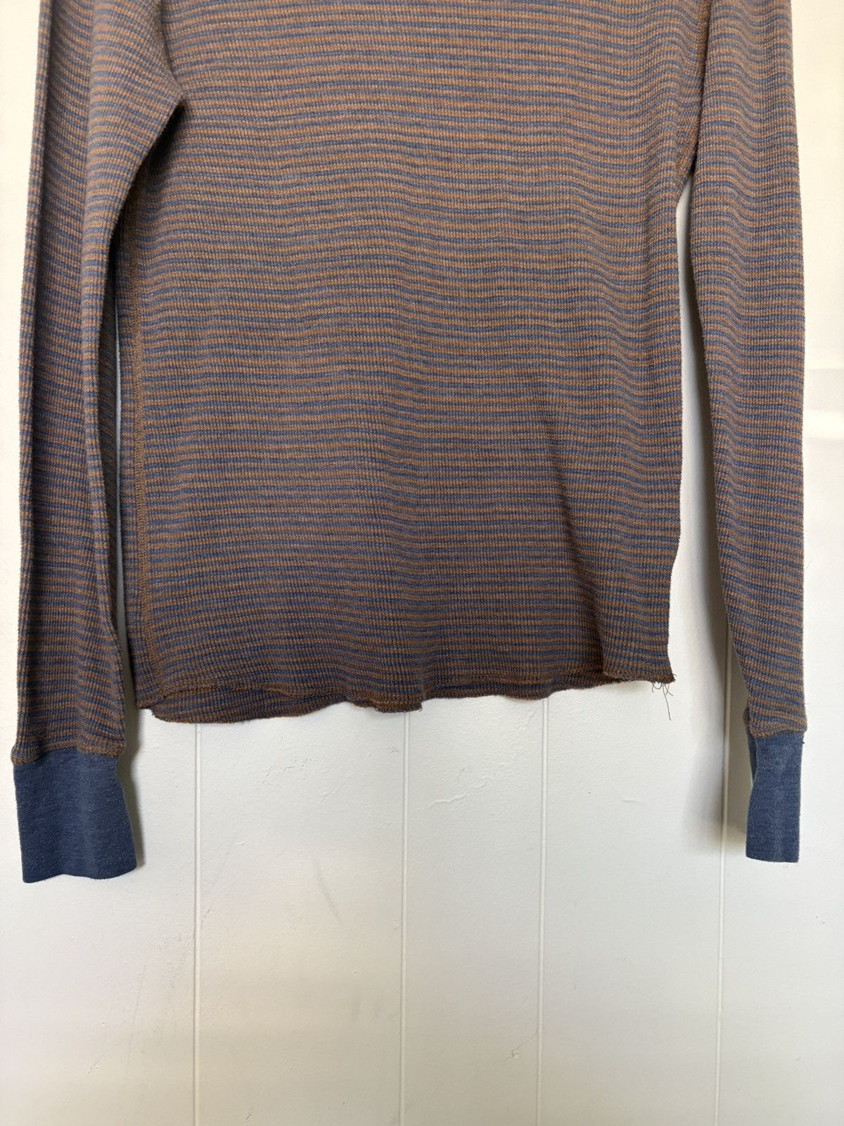 Bdg BDG brown striped long sleeve thermal top Size US S / EU 44-46 / 1 - 2 Thumbnail
