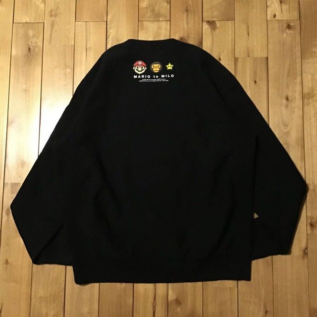 Bape BAPE × Nintendo Mario & Milo sweat shirt a bathing ape NIGO Size US M / EU 48-50 / 2 - 3 Thumbnail