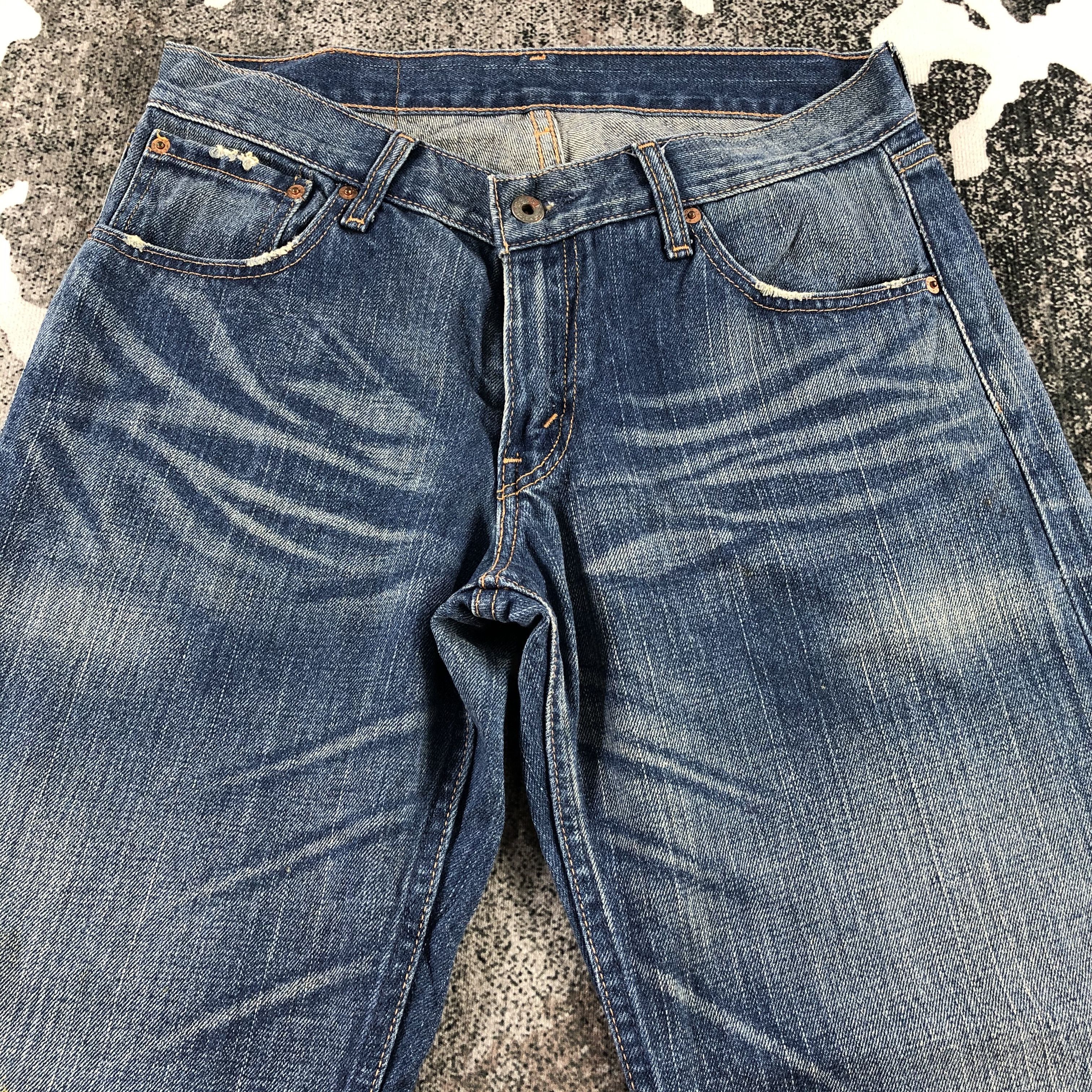 Levi's Vintage Levis 553 Jeans Faded Blue Denim KJ1352 Size US 30 / EU 46 - 3 Thumbnail