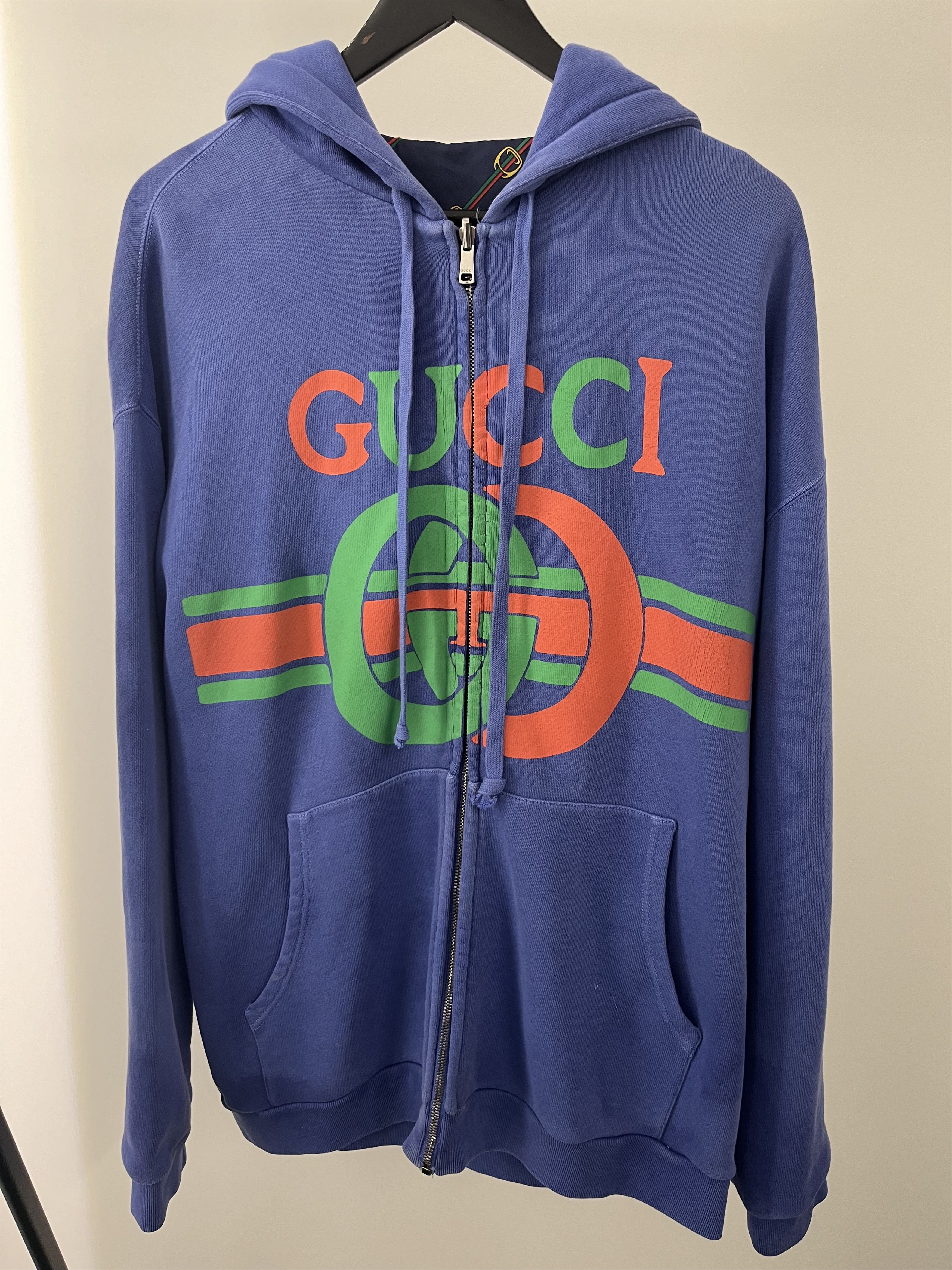 Gucci Gucci Interlocking G Logo Hoodie Size US L / EU 52-54 / 3 - 1 Thumbnail