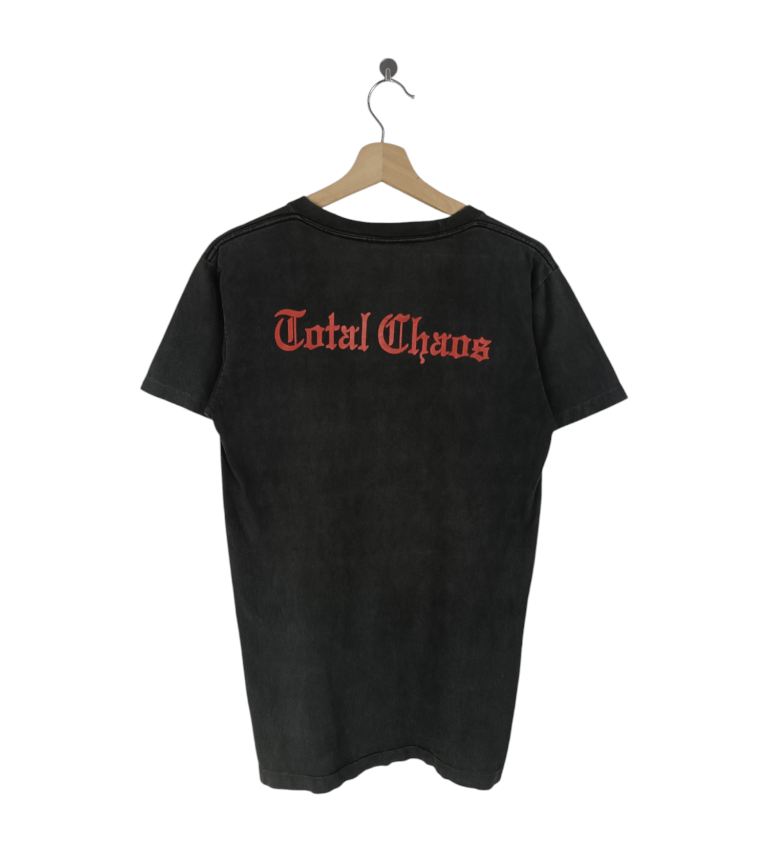 Band Tees THRASHED FADED VINTAGE 90'S TOTAL CHAOS ANTHEM HARDCORE PUNK Size US S / EU 44-46 / 1 - 2 Thumbnail