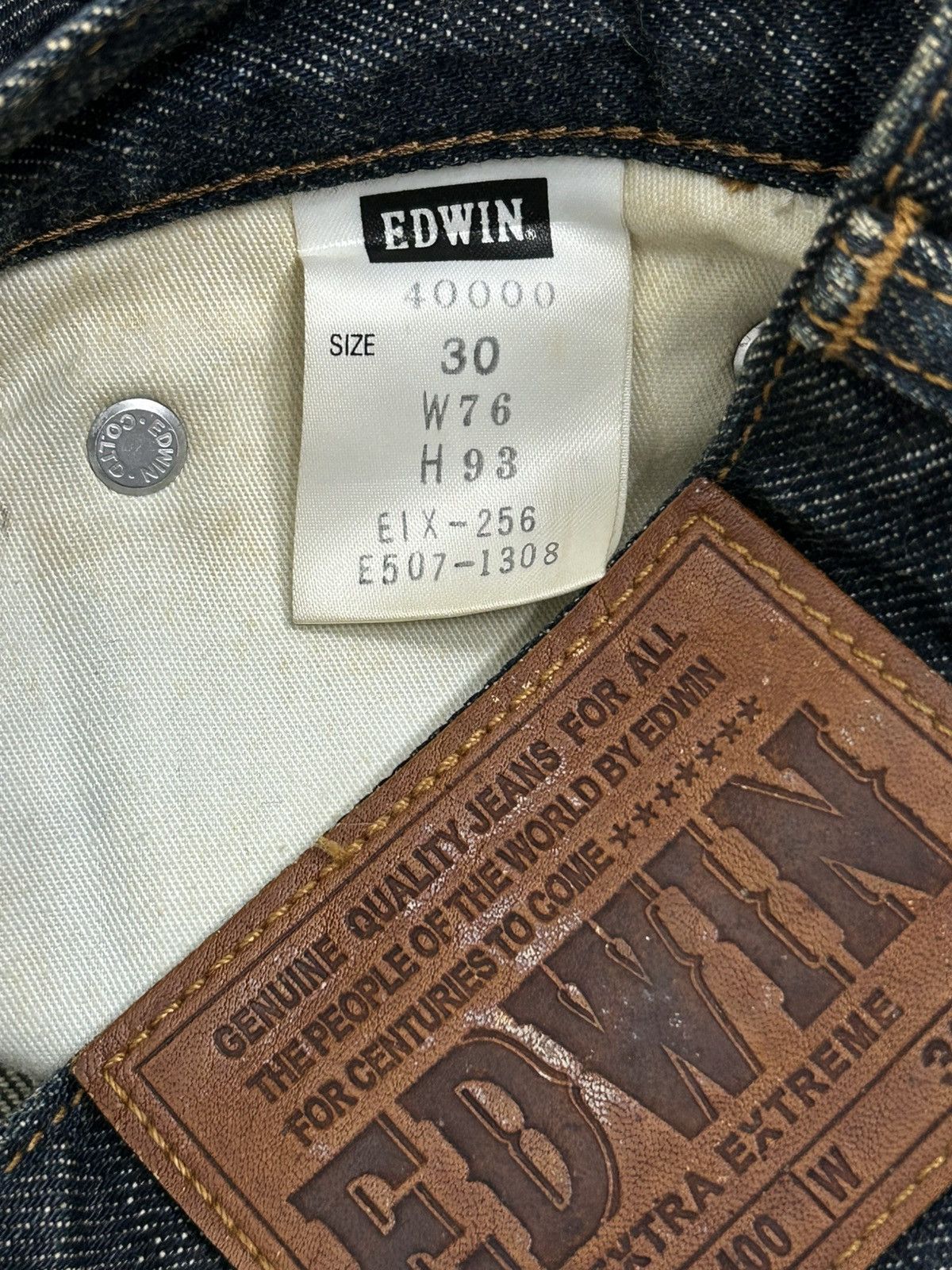 Edwin × Japanese Brand × Vintage Vintage Flare Edwin Japan 53 400XX Distressed Jeans Denim Size US 29 - 19 Thumbnail