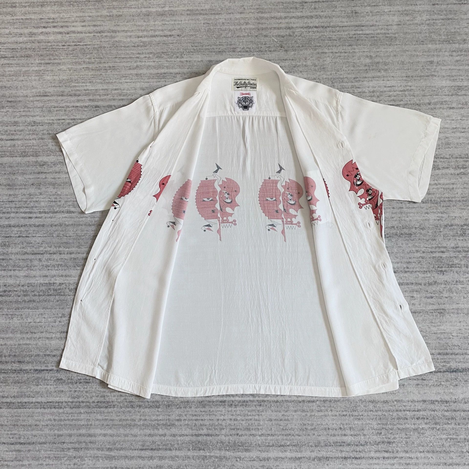Wacko Maria WackoMaria TATOO Skull 56 Hawaiian Short Sleeve Shirt M Size US M / EU 48-50 / 2 - 2 Thumbnail