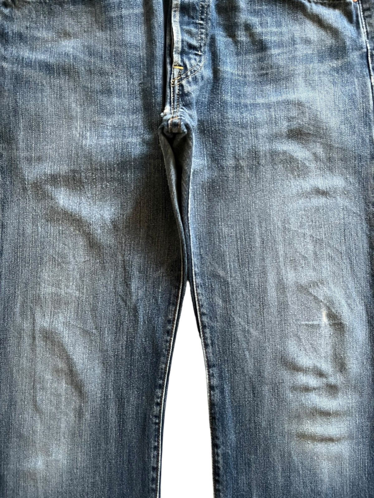 Levi's × Levi's Vintage Clothing Vintage 90s Levis 501 Blue Wash Distressed Baggy Jeans Size US 32 / EU 48 - 5 Thumbnail