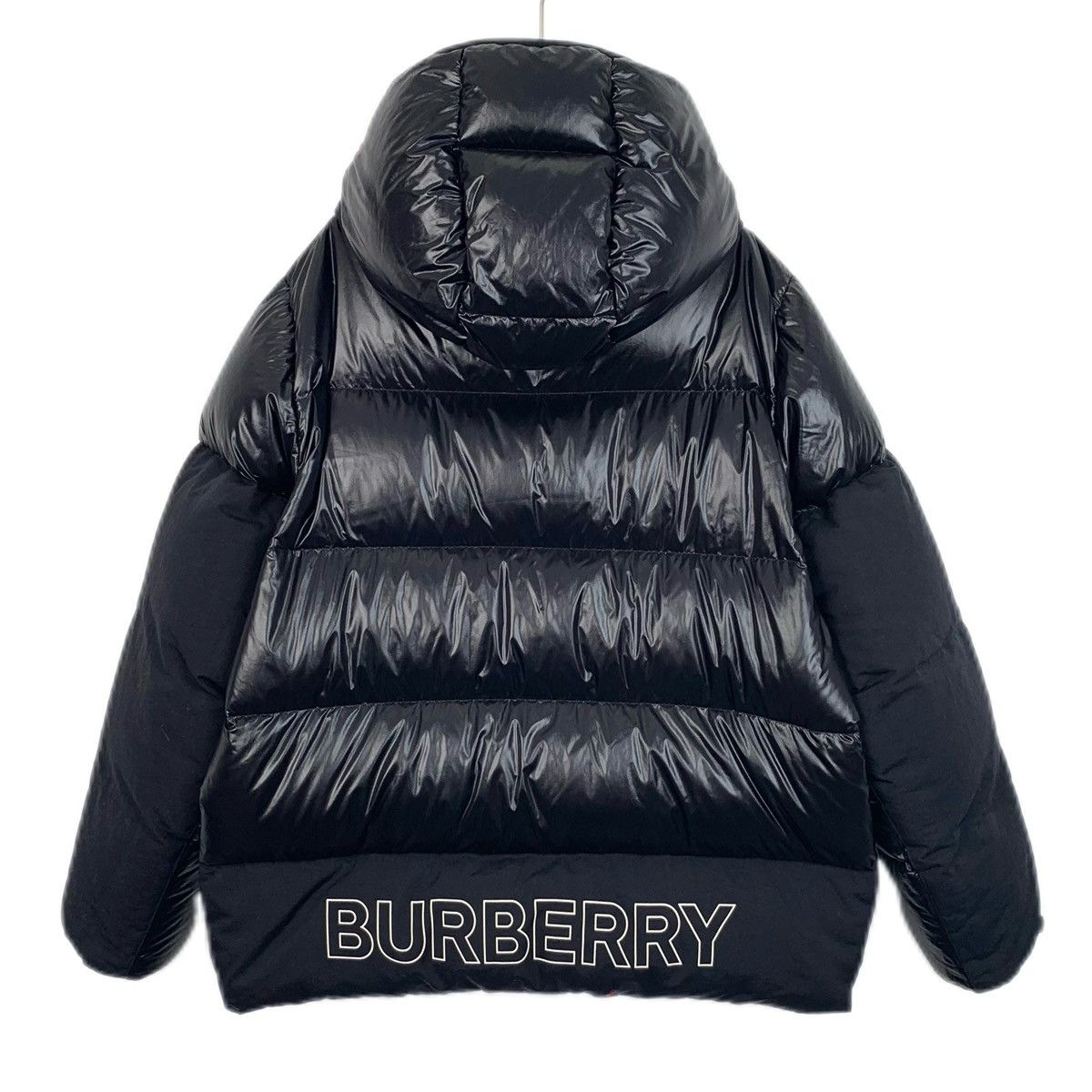 Burberry Burberry Bbr Navy Glossy Logo Monogram Print Jacket Size L / US 10 / IT 46 - 2 Thumbnail
