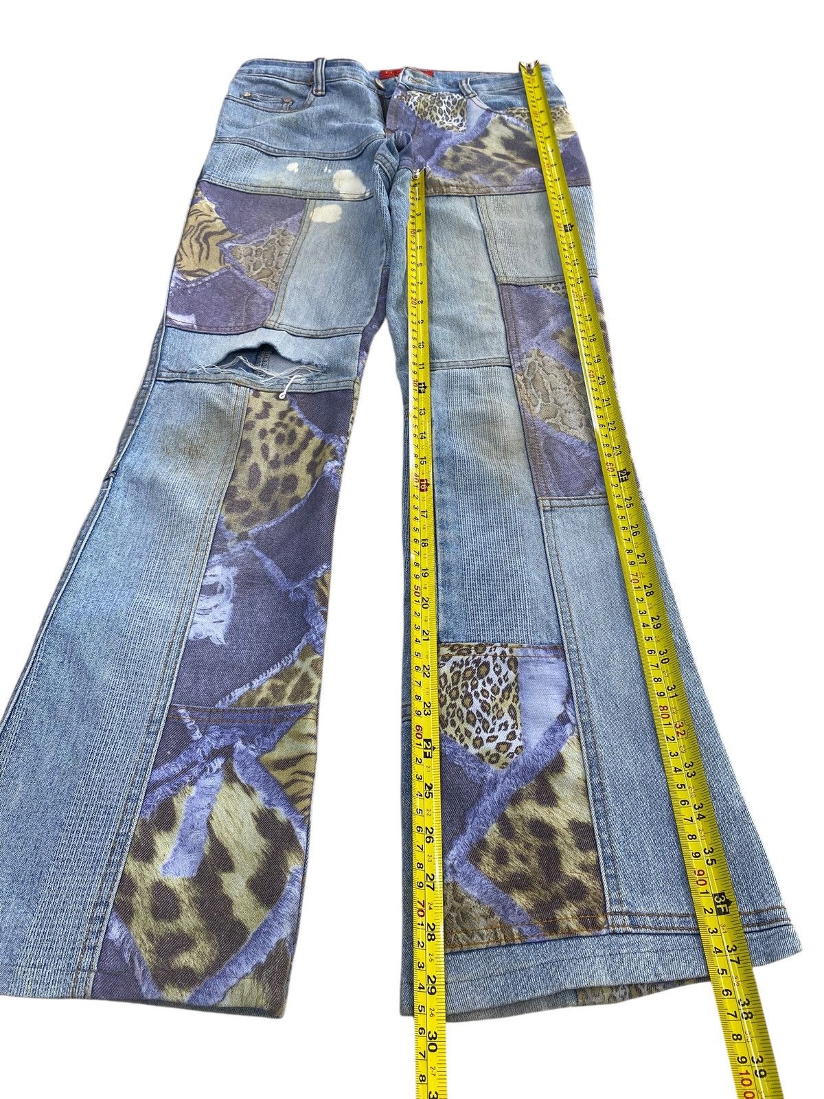 Japanese Brand Japanese Brand With Animal Print Stye Flare Jeans Size US 28 / EU 44 - 6 Thumbnail